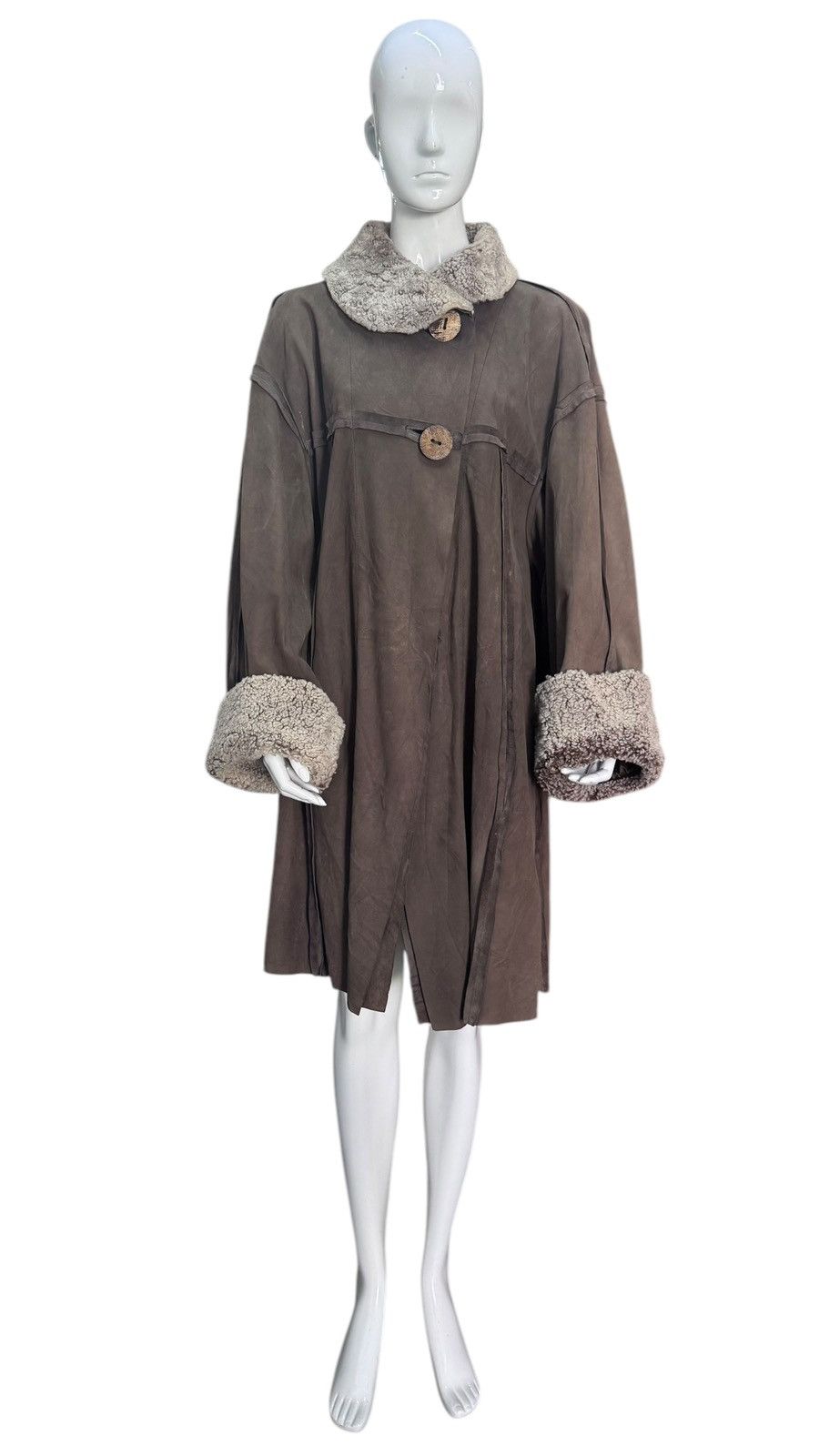 コート Fendi Mud Leather Coat Fendi Mud Leather Coat | Grailed