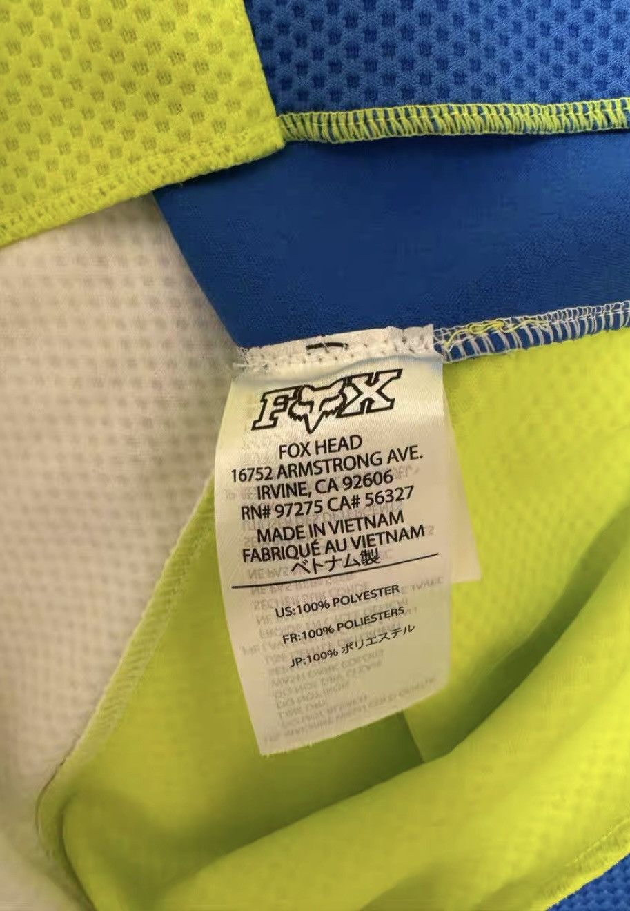 Fox Racing × Supreme Supreme Fox racing moto Jersey top green white tee T-shirt Size US S / EU 44-46 / 1 - 4 Thumbnail