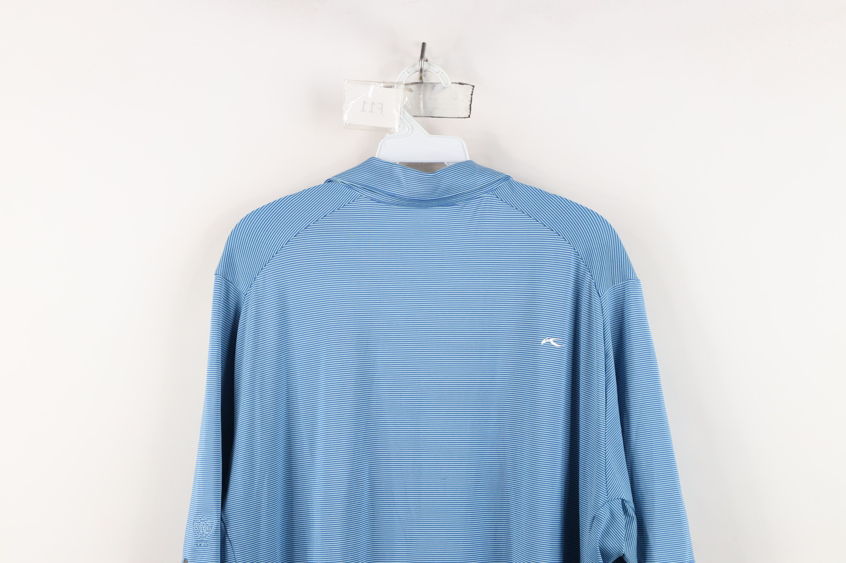 KJUS Kjus Striped Stretch Short Sleeve Golf Polo Shirt Blue Size US L / EU 52-54 / 3 - 14 Thumbnail