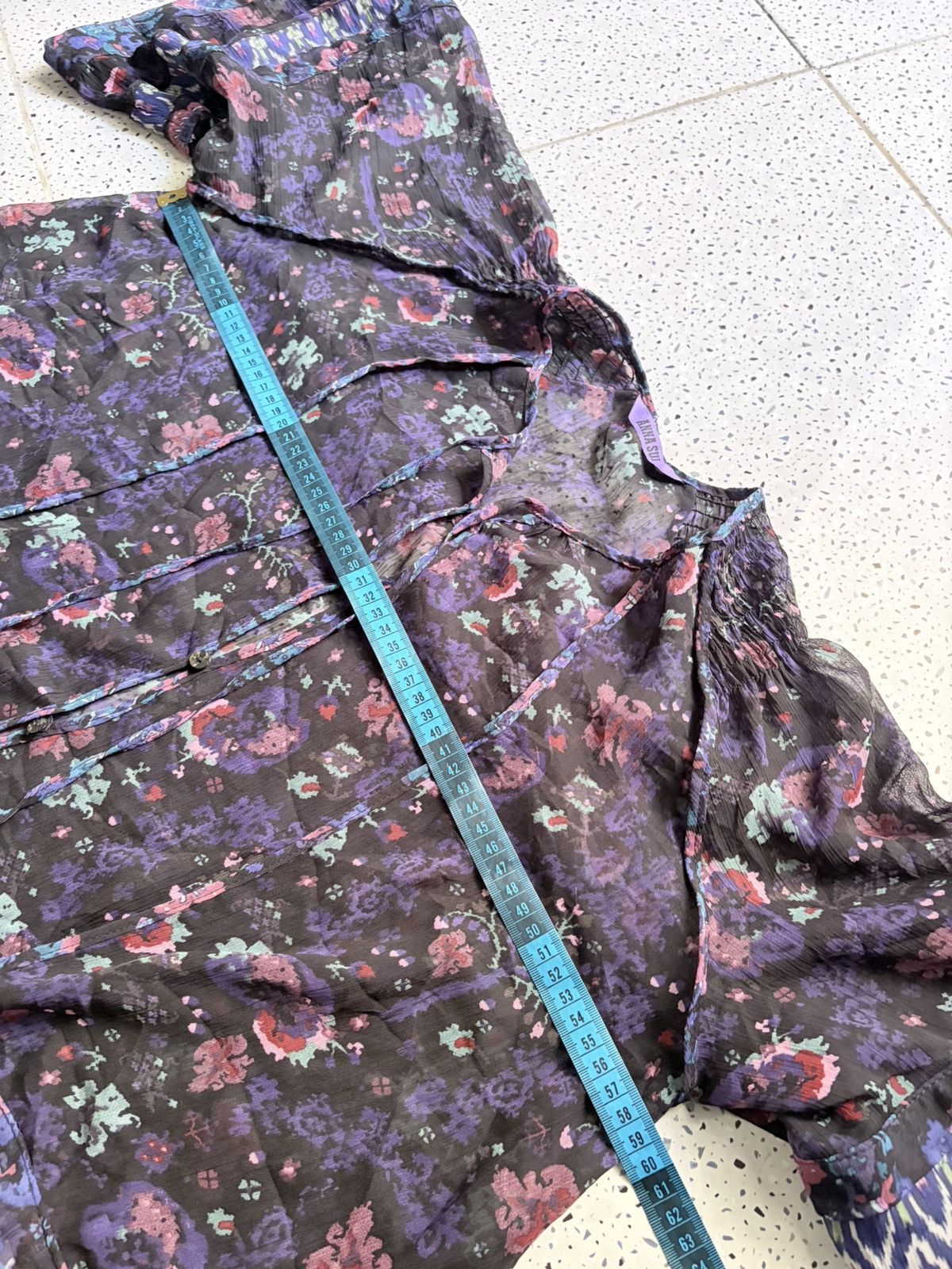 Anna Sui Anna Sui Women Button Up Mesh Tops Size M / US 6-8 / IT 42-44 - 12 Thumbnail