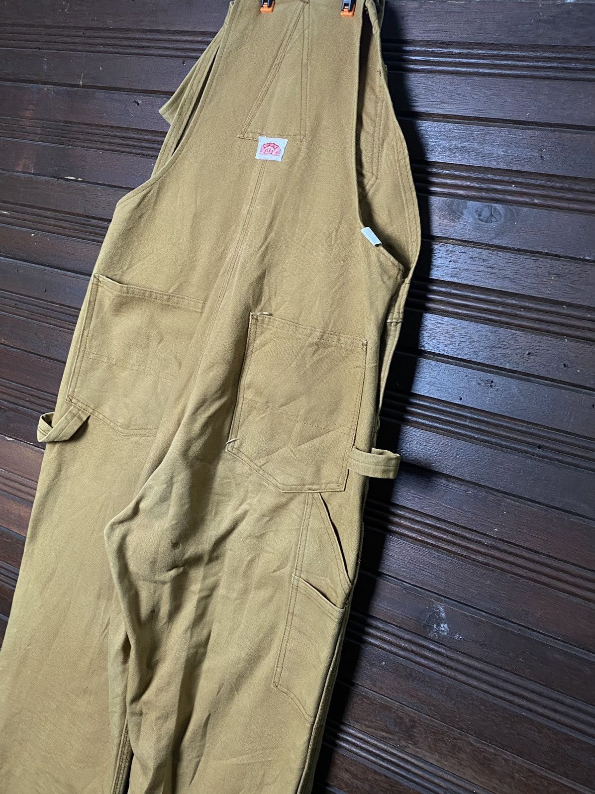 Vintage Vintage 80s Round House Double Knee Overalls Usa Size US 34 / EU 50 - 6 Thumbnail