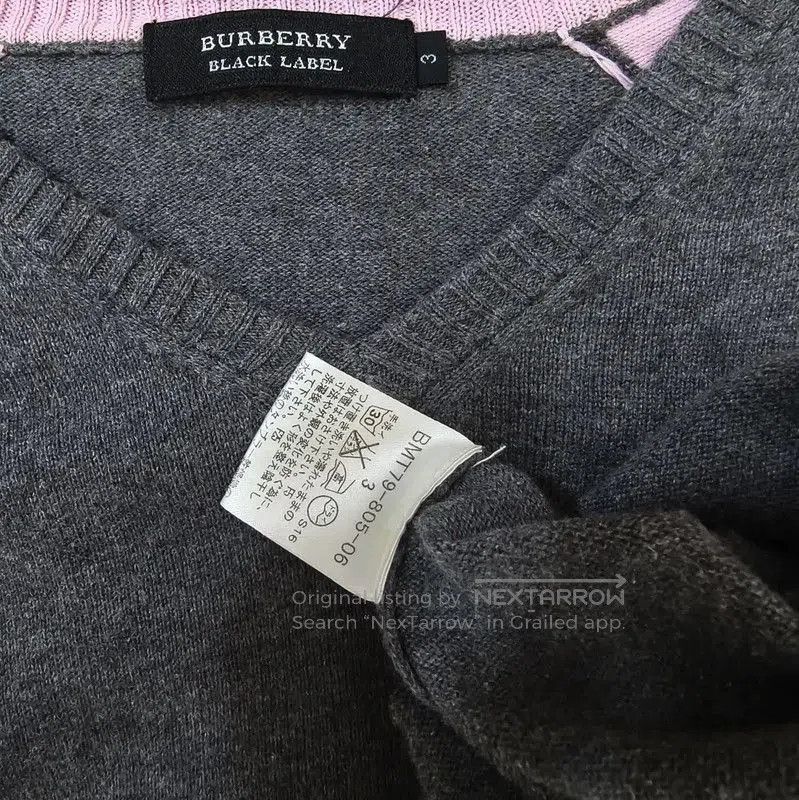 Burberry Burberry Men's Gray Long Sleeve Knit Sweater. Size US S / EU 44-46 / 1 - 7 Thumbnail