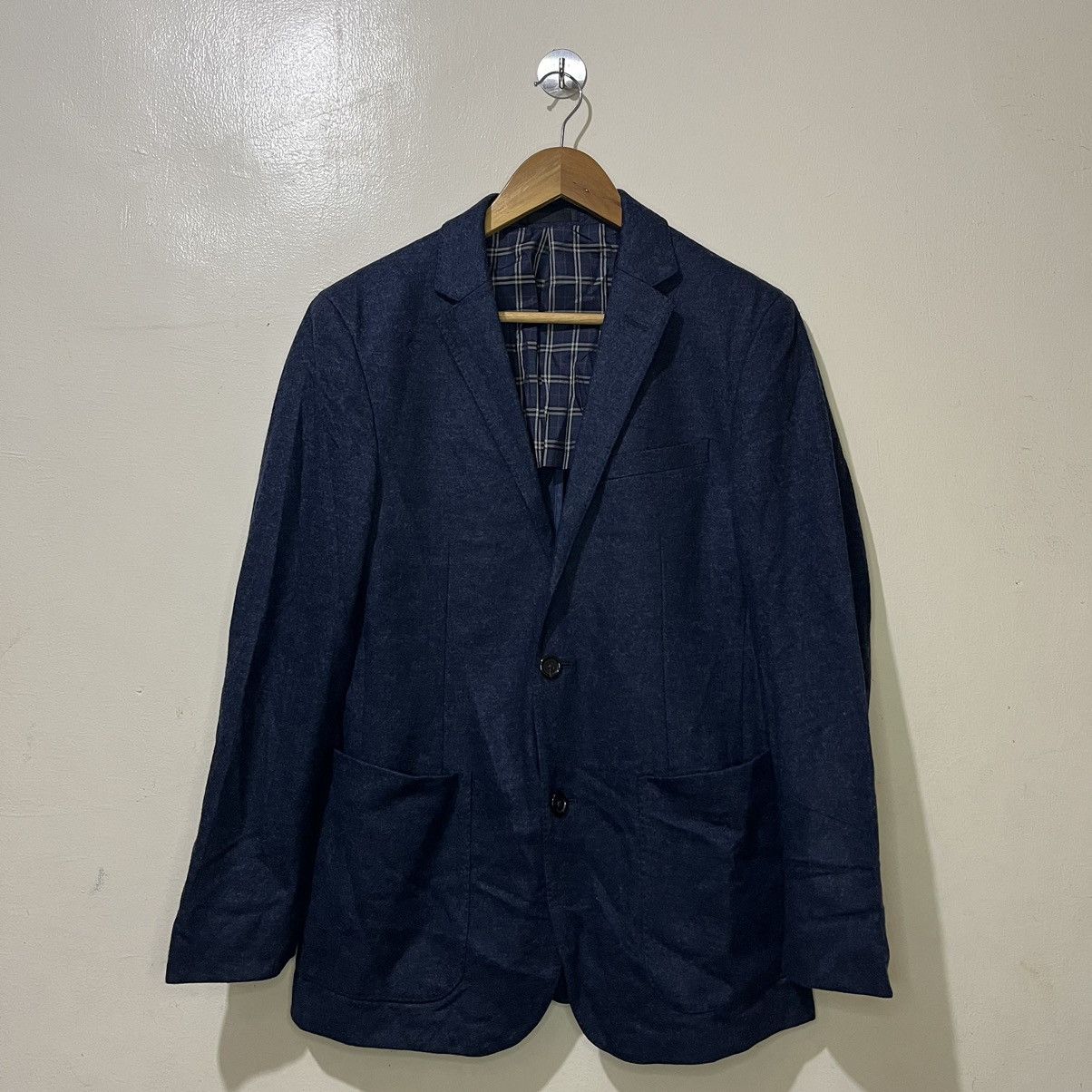 Burberry Burberry Black Label Nova Check Wool Men's Blazer Size US M / EU 48-50 / 2 - 1 Thumbnail