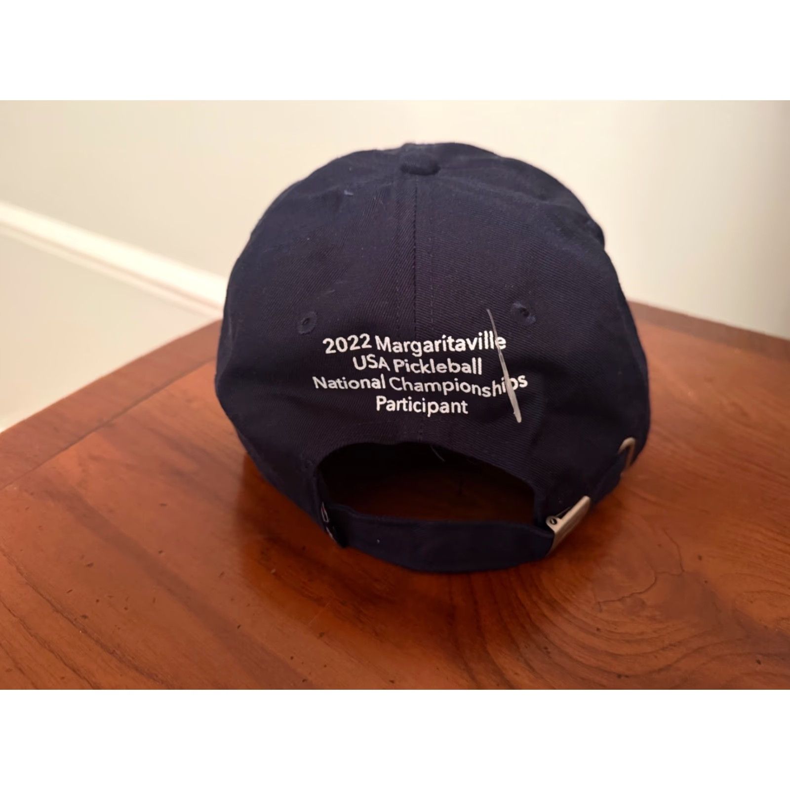 Fila Margaritaville Pickleball USA Championships FILA Baseball Hat Jimmy Buffett 2022 Mens OSFM Adjustable Black Cotton Twill Captain Brand FILA Shuffle Size ONE SIZE - 3 Thumbnail