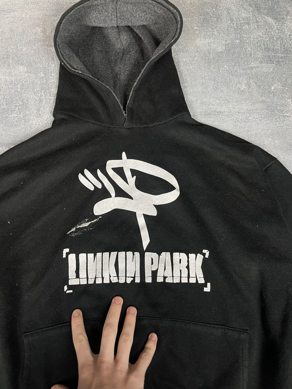 Band Tees Vintage 00ss Linkin Park black big logo hoodie Size US M / EU 48-50 / 2 - 3 Thumbnail