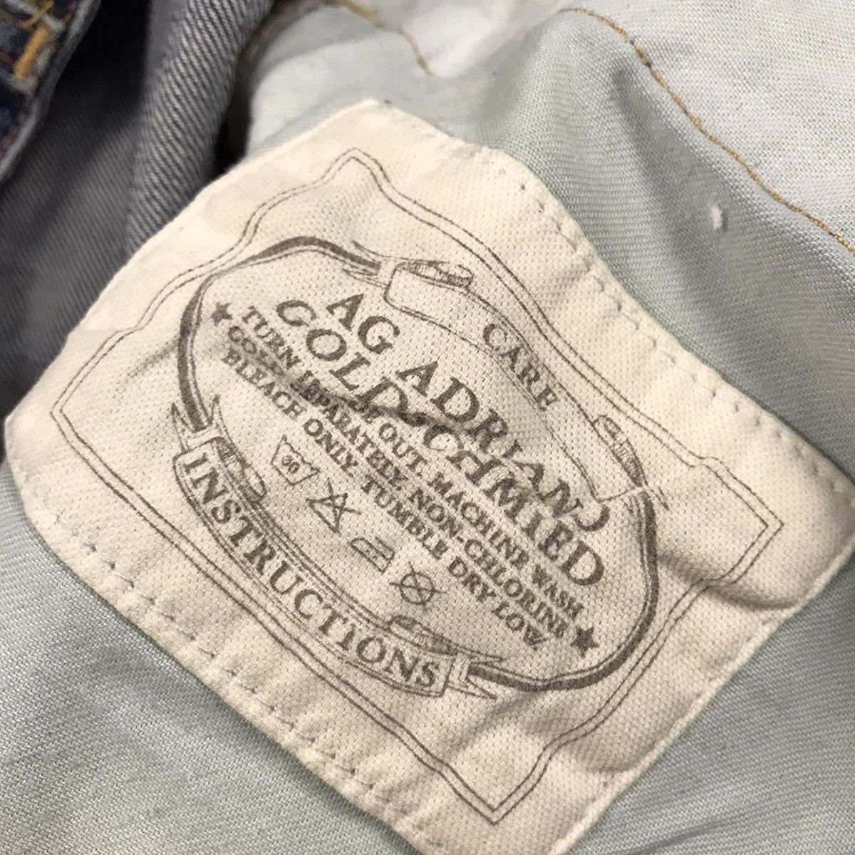 AG Adriano Goldschmied AG ADRIANO GOLDSCHMIED DISTRESSED JEANS BOOTCUT PANTS Size US 30 / EU 46 - 20 Thumbnail