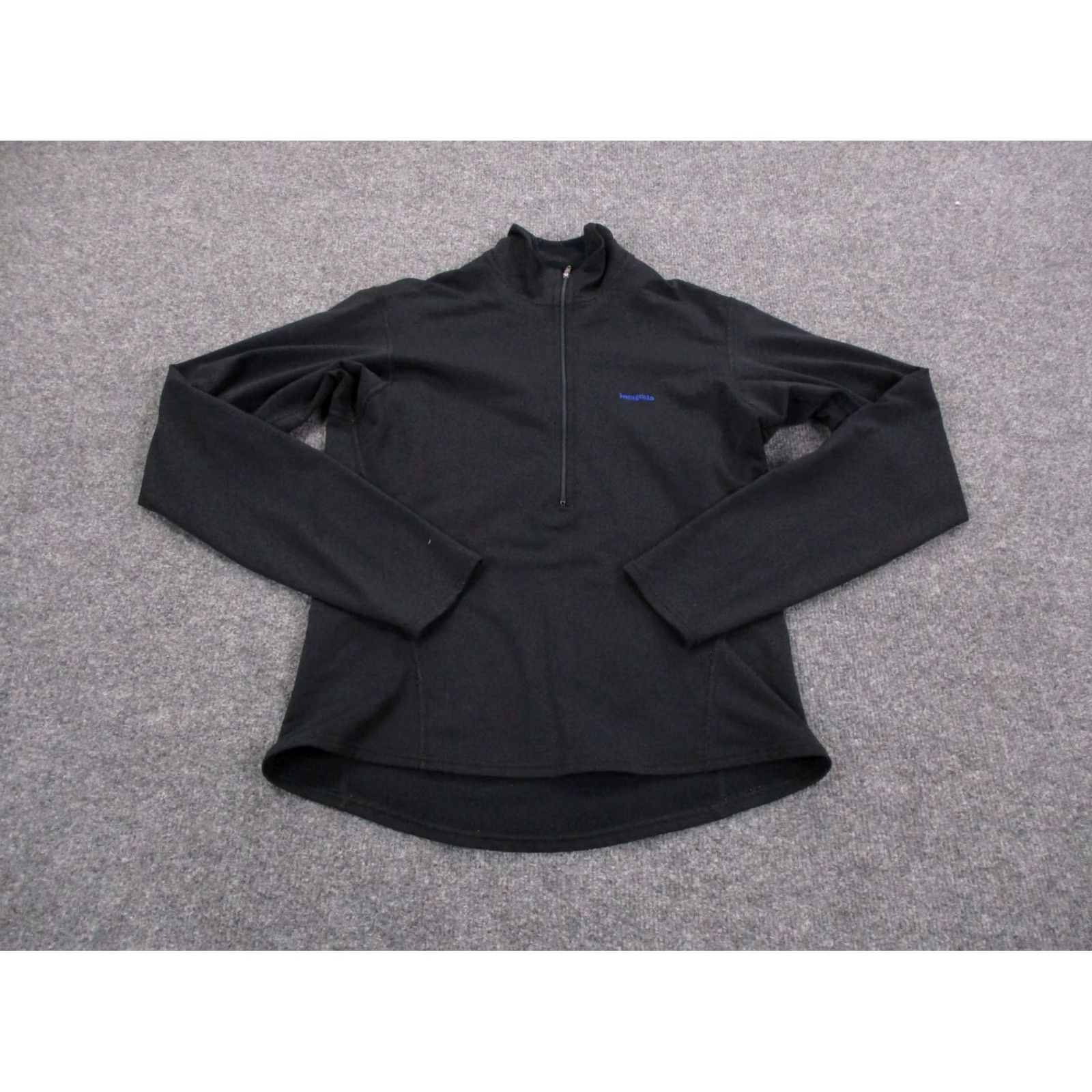 Patagonia Patagonia Jacket Womens M Black Nylon Outdoor Hiking Windbreaker 1/2 Zip Pockets Windproof 90s Decade USA Made Size M / US 6-8 / IT 42-44 - 2 Thumbnail