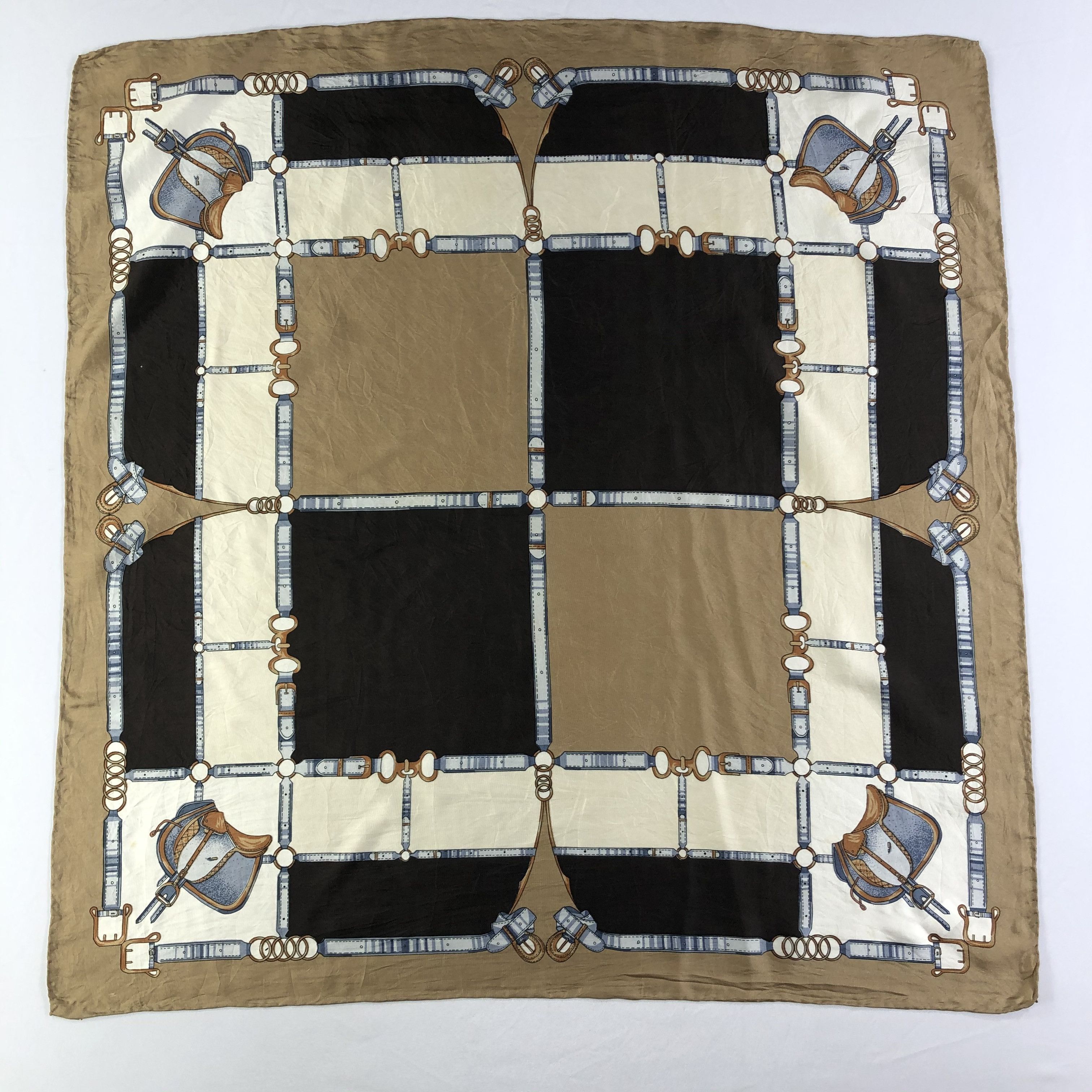 Vintage Vintage Silk Scarf Size ONE SIZE - 2 Thumbnail