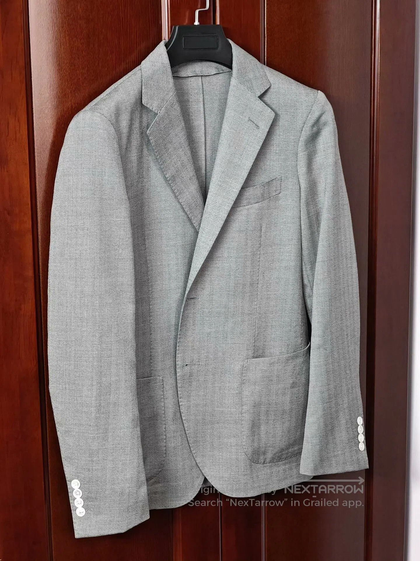 Luciano Barbera Italian Carlo Barbera Wool Silk Blazer. Size US S / EU 44-46 / 1 - 1 Thumbnail