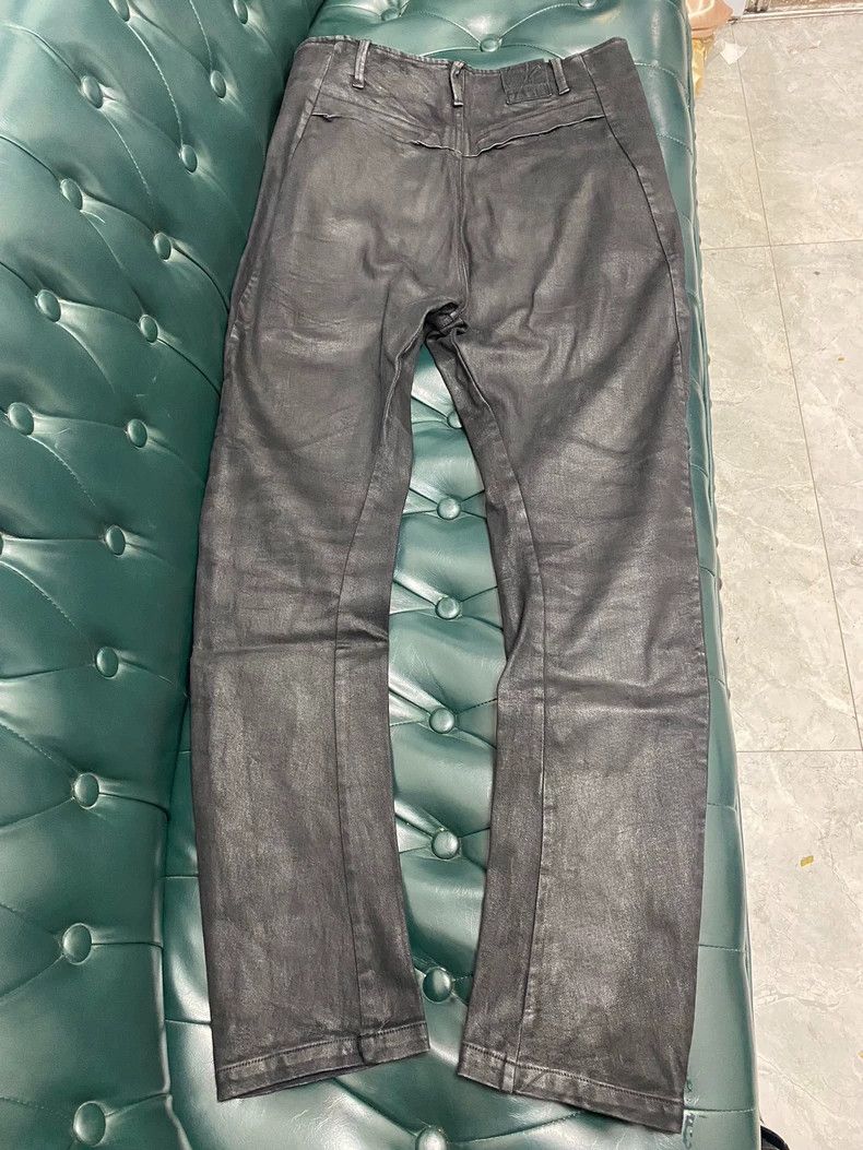 Julius julius size:2 Stylish wax-coated geometric jeans Size US 26 / EU 42 - 1 Thumbnail