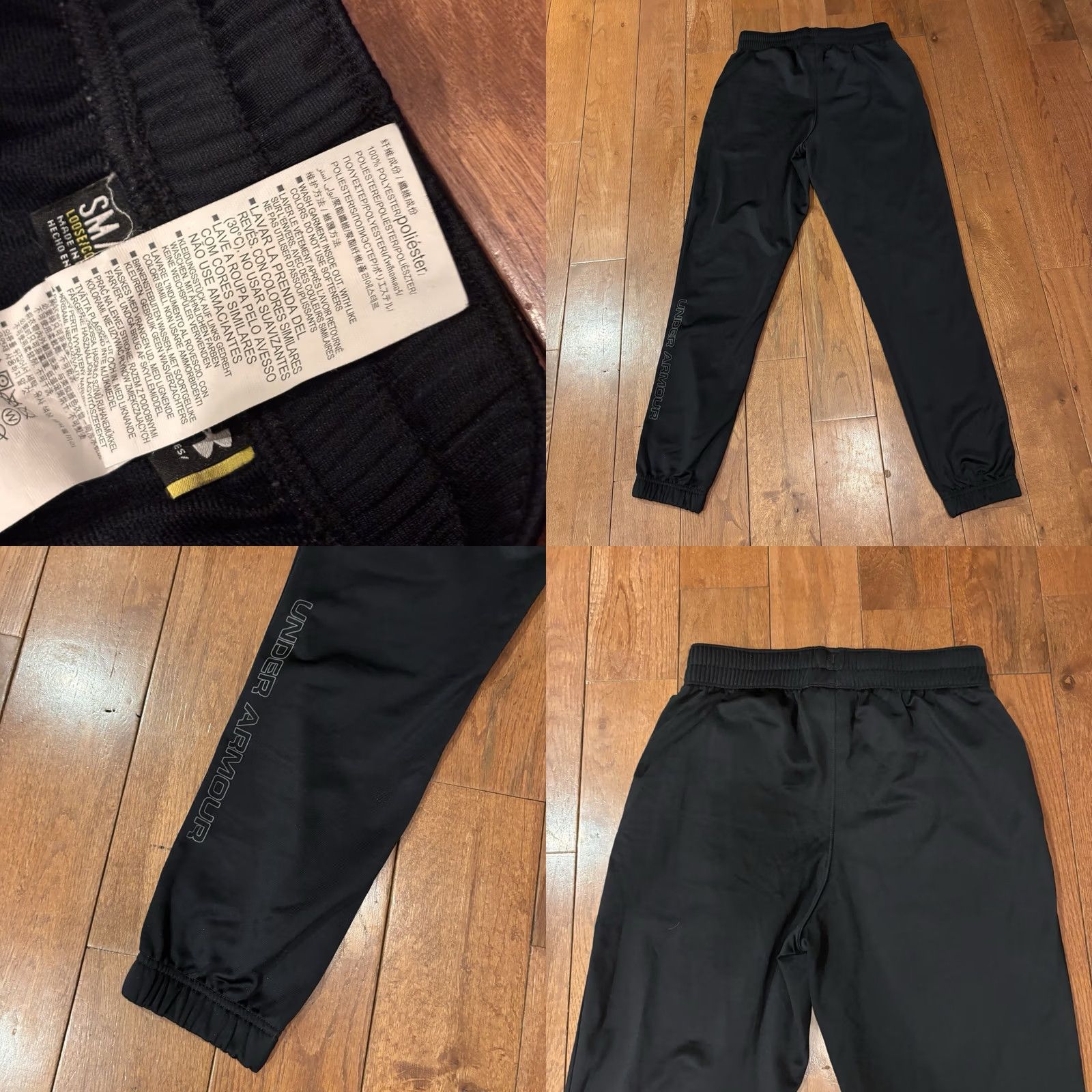 Under Armour Under Armour Mens Sweatpants Joggers 29" Black Small Athletic Pants Pockets Size US 29 - 8 Thumbnail
