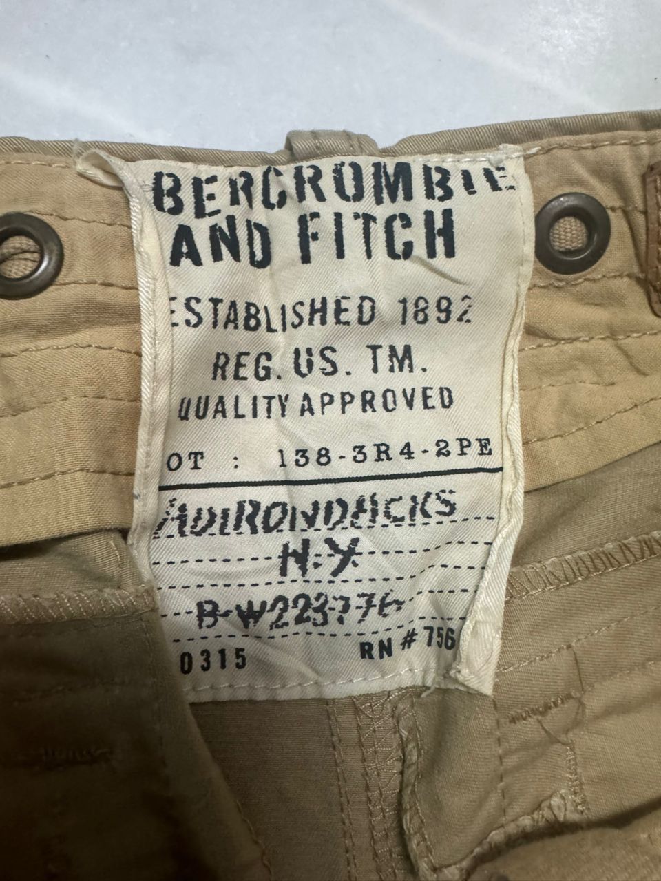 Abercrombie & Fitch Vintage Abercrombie And Fitch Tactical Military Cargo Zipper Size US 31 - 10 Thumbnail