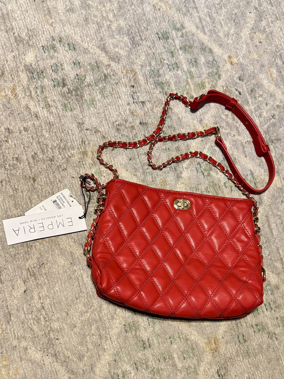 Other Emperia Red Quilted Leather Crossbody Size ONE SIZE - 1 Thumbnail