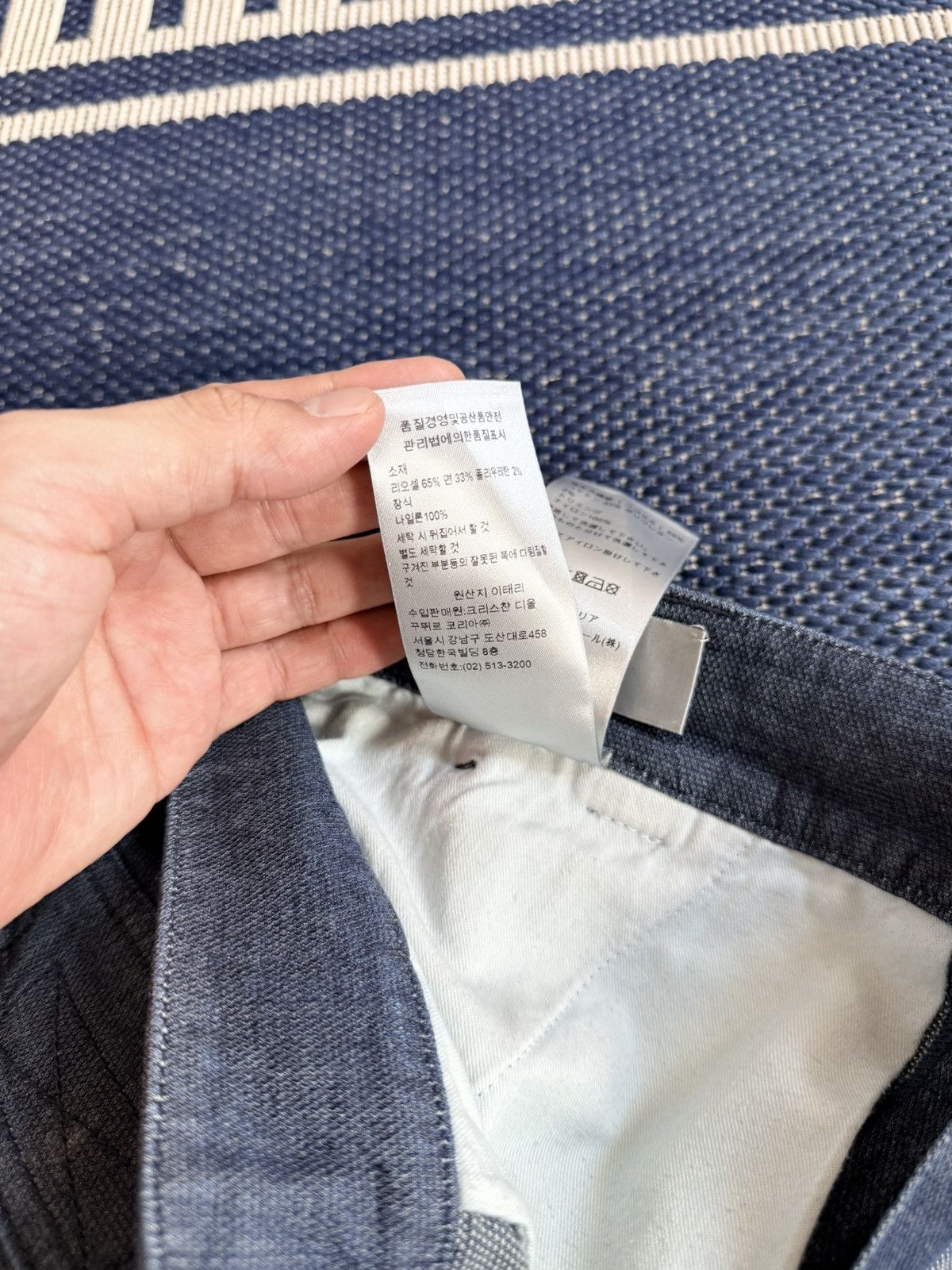 Dior SS21 Denim Cargo Pants Size US 30 / EU 46 - 9 Thumbnail