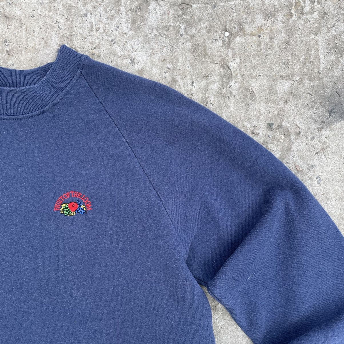 Vintage Vintage Sweatshirt Fruit Of The Loom Small Logo Fit 90s Size M / US 6-8 / IT 42-44 - 7 Thumbnail