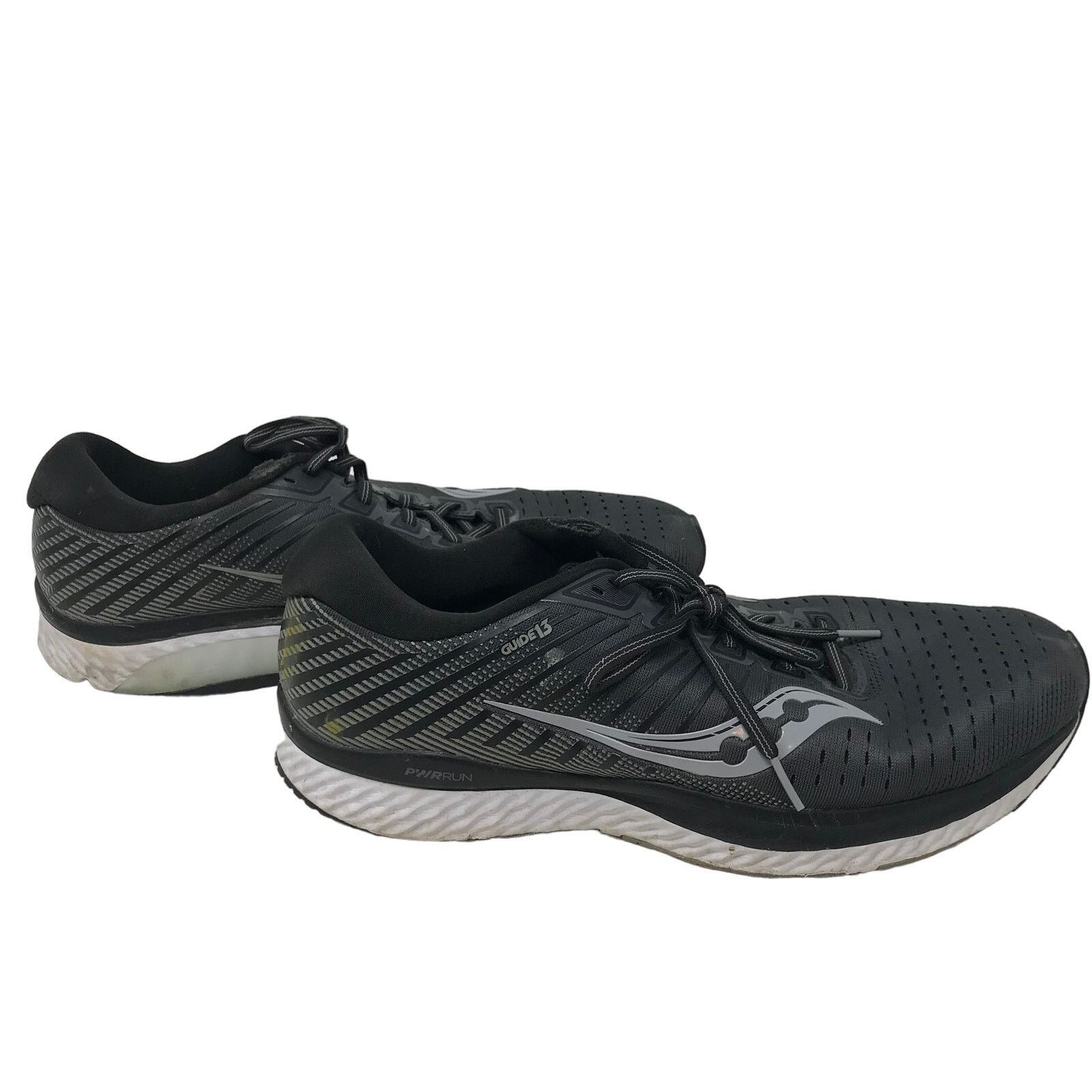 Saucony Saucony Guide 13 Running Black, White Mens 12 Size US 12 / EU 45 - 5 Thumbnail