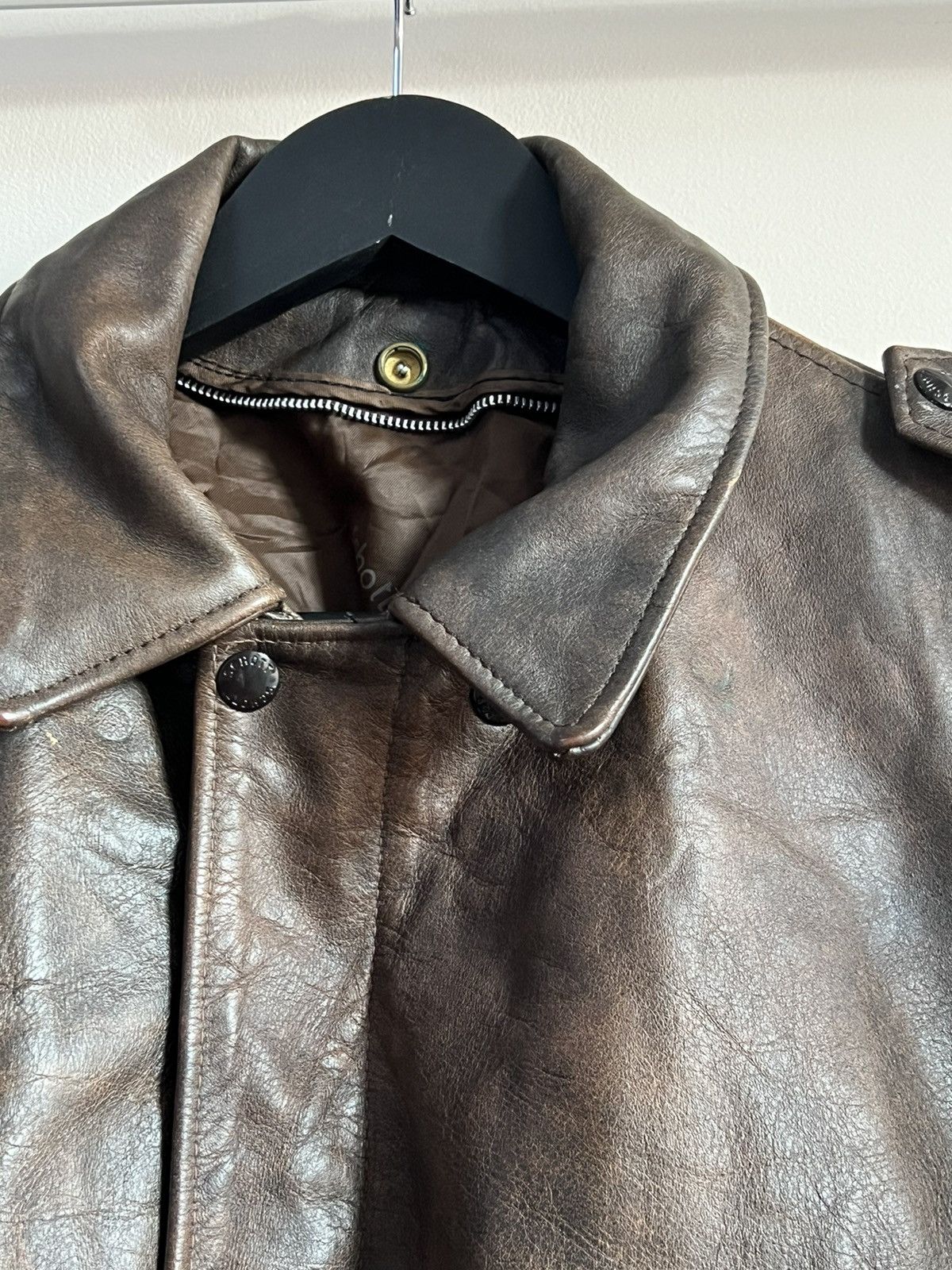 Avirex Vintage Schott Leather Flight Bomber Jacket Size M Size US M / EU 48-50 / 2 - 9 Thumbnail