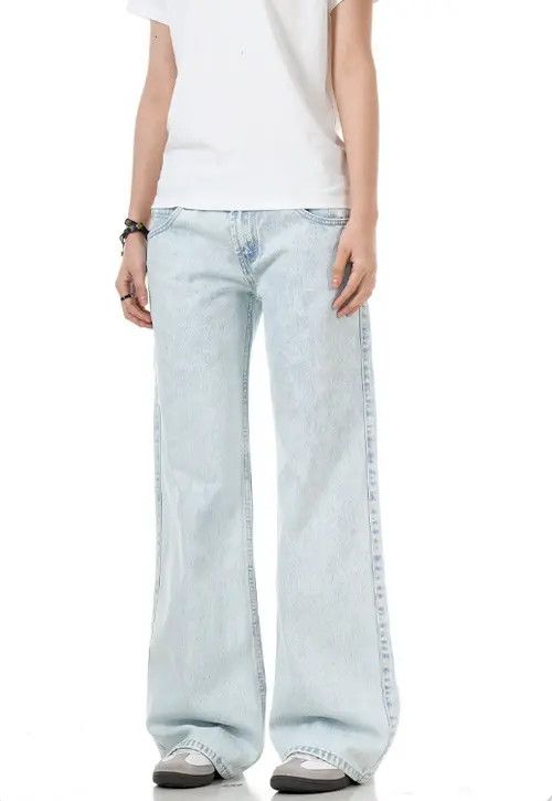 VIBE American retro light blue men's cleanfit jeans Size US 32 / EU 48 - 8 Thumbnail
