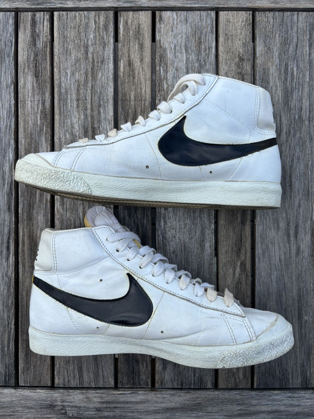 Nike Wearable 1978 Japan Factory Nike Blazer High “Black/White” Size US 11 / EU 44 - 2 Thumbnail