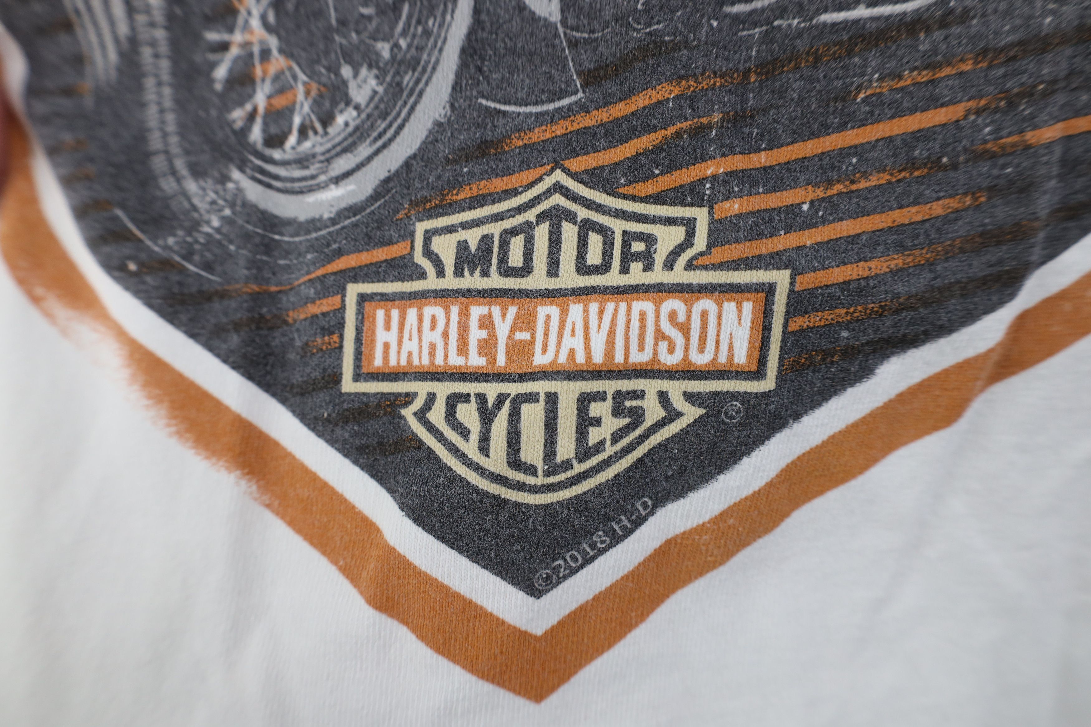 Harley Davidson Vintage Y2K Harley Davidson Big Boston Short Sleeve T-Shirt Size US XXL / EU 58 / 5 - 5 Thumbnail