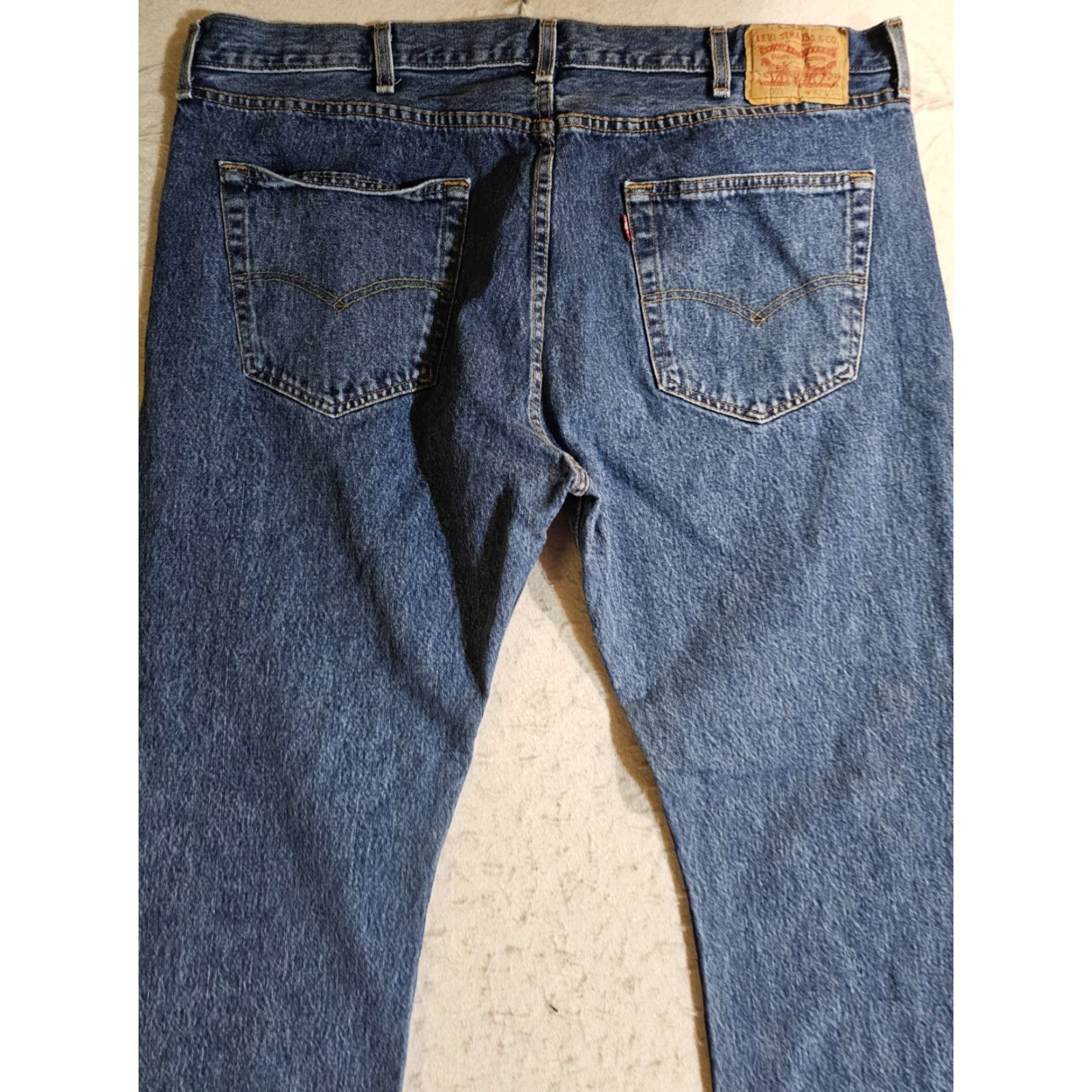 Levi's VINTAGE Levi's 501 XX Jeans Mens Size 42x30 Blue Medium Wash Denim Cotton 90s Theme 5-Pocket Design Regular Fit Straight Size US 42 / EU 58 - 5 Thumbnail