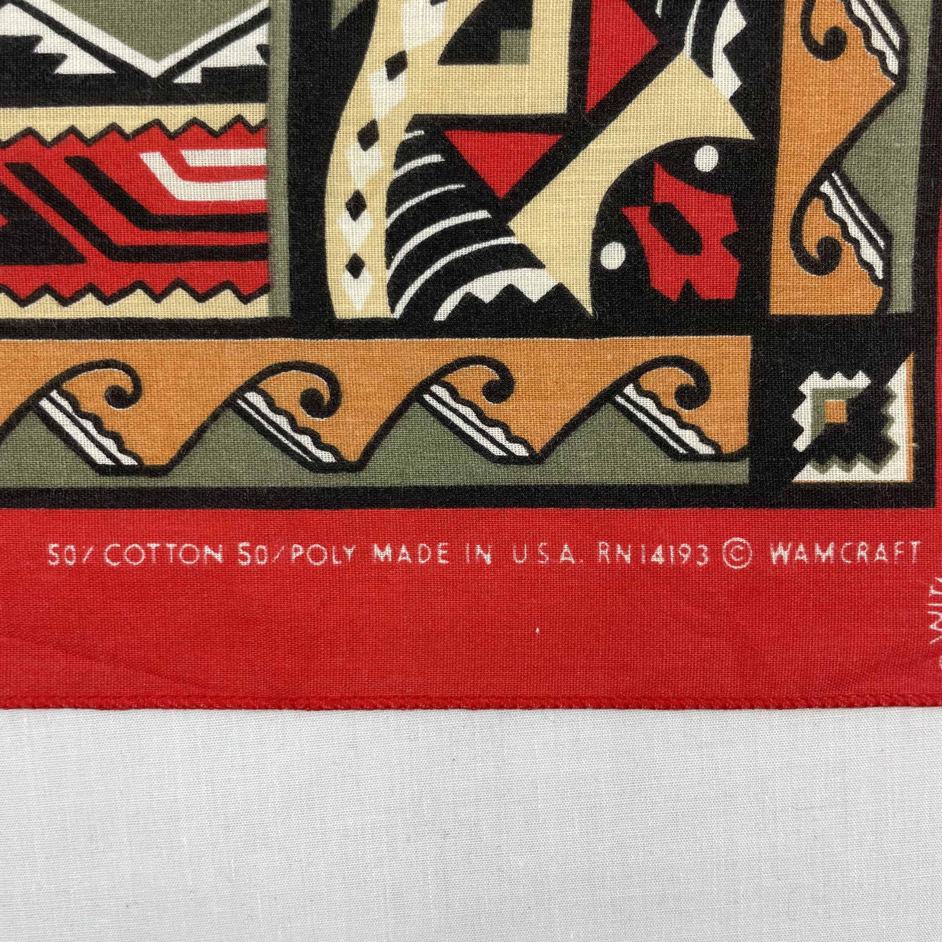 Vintage Vintage 90s Navajo Bandana Handkerchief H130N Size ONE SIZE - 2 Thumbnail
