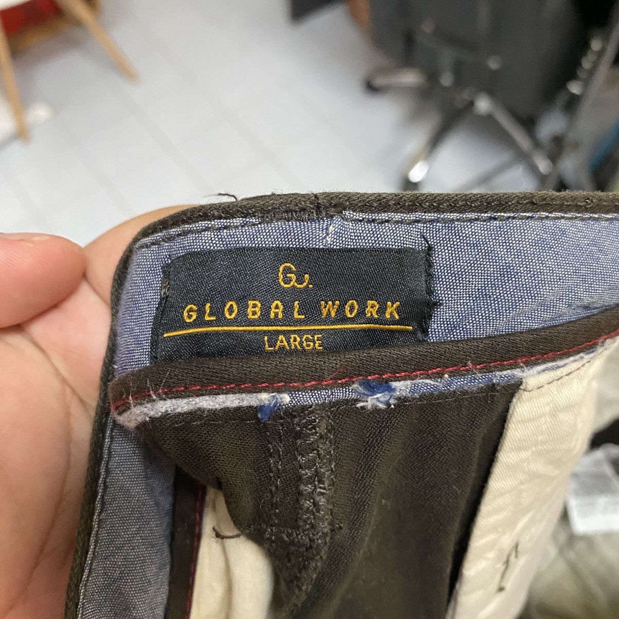 Global Work DL Global Work Brown Casual Pants #C802 Size US 32 / EU 48 - 18 Thumbnail