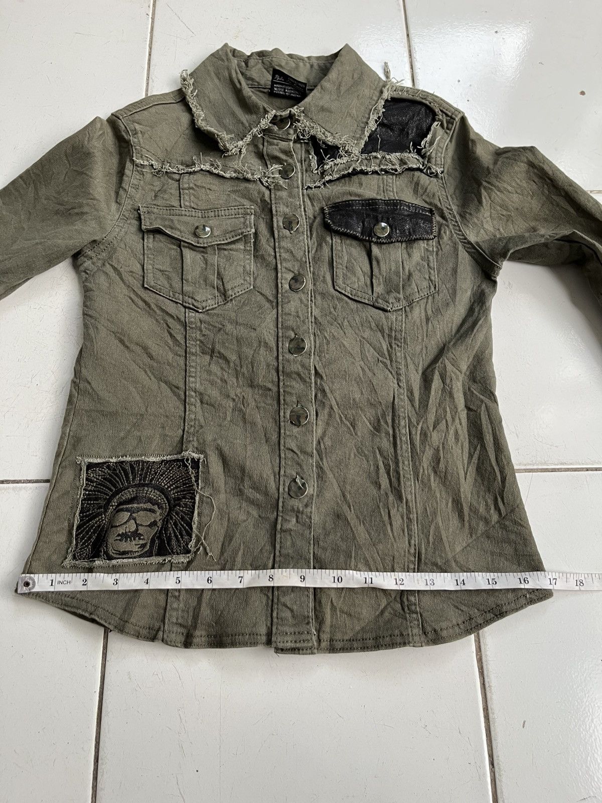 If Six Was Nine × Japanese Brand × Le Grande Bleu (L.G.B.) Japanese Glamorous Gothic skulls suede Size US S / EU 44-46 / 1 - 10 Thumbnail
