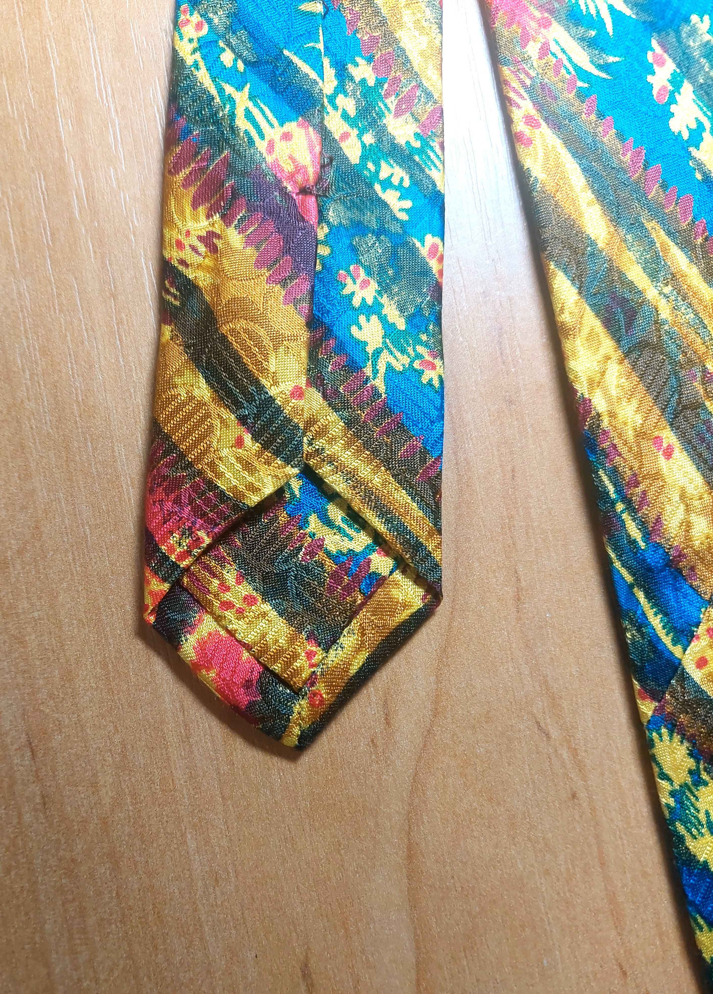 Santostefano Santostefano Italo Ferretti Silk Tie Multicolor Pattern Size ONE SIZE - 8 Thumbnail