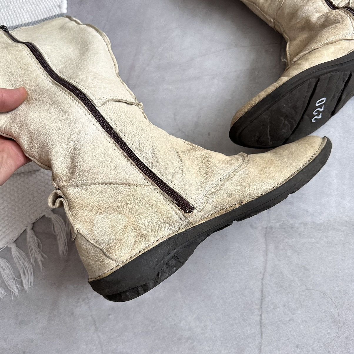 Dirk Bikkembergs Japan Patchwork Boxing Biker Boots Shoes As 98 Guidi Vibe Size US 8 / IT 38 - 14 Thumbnail