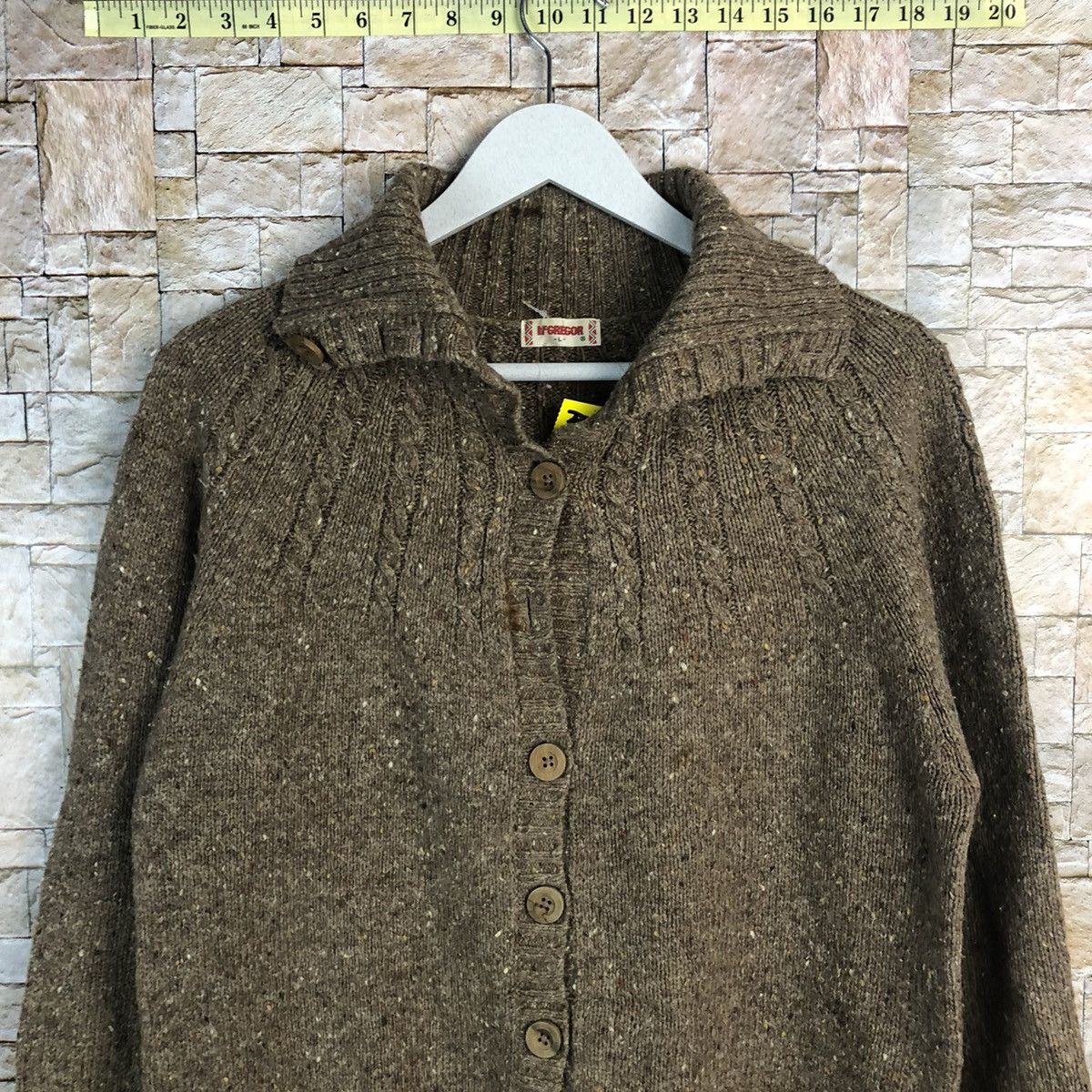 Homespun Knitwear × McGregor Mc Gregor Brown Knitwear #A945 Size L / US 10 / IT 46 - 5 Thumbnail