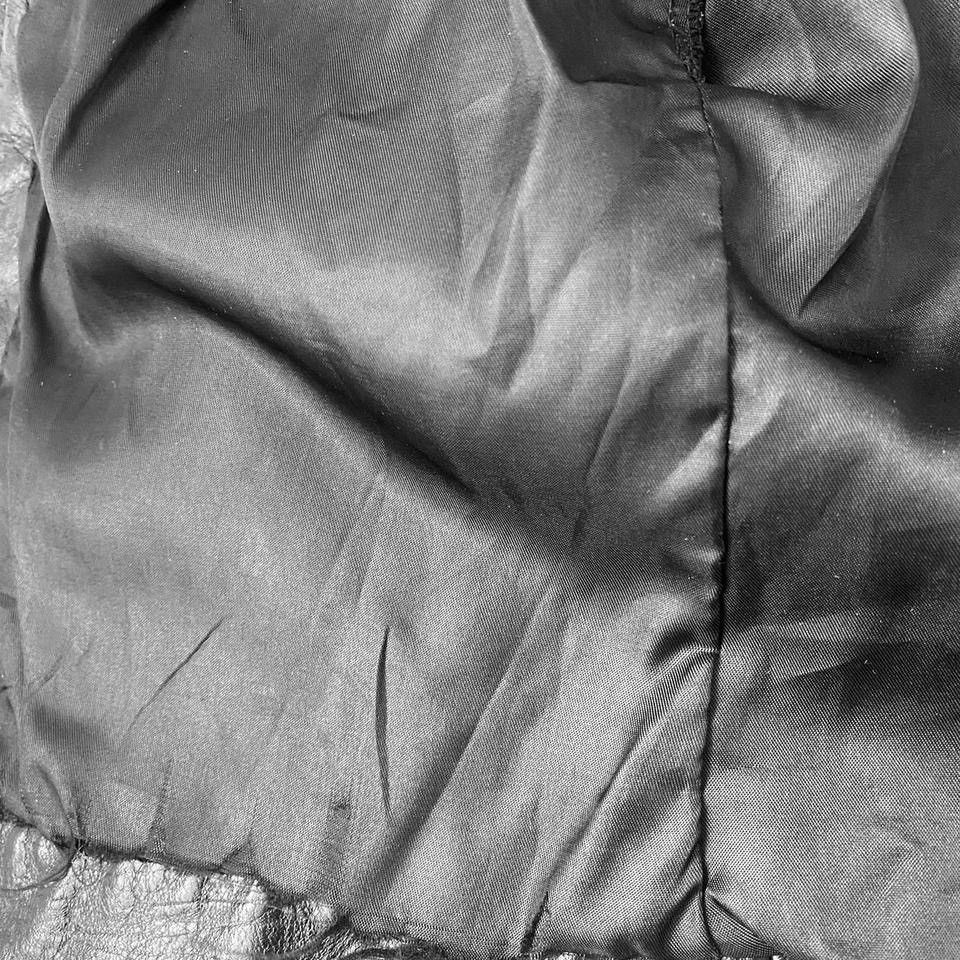 Vintage Vintage leather distressed biker Avant Garde jacket 90s Size S / US 4 / IT 40 - 8 Thumbnail