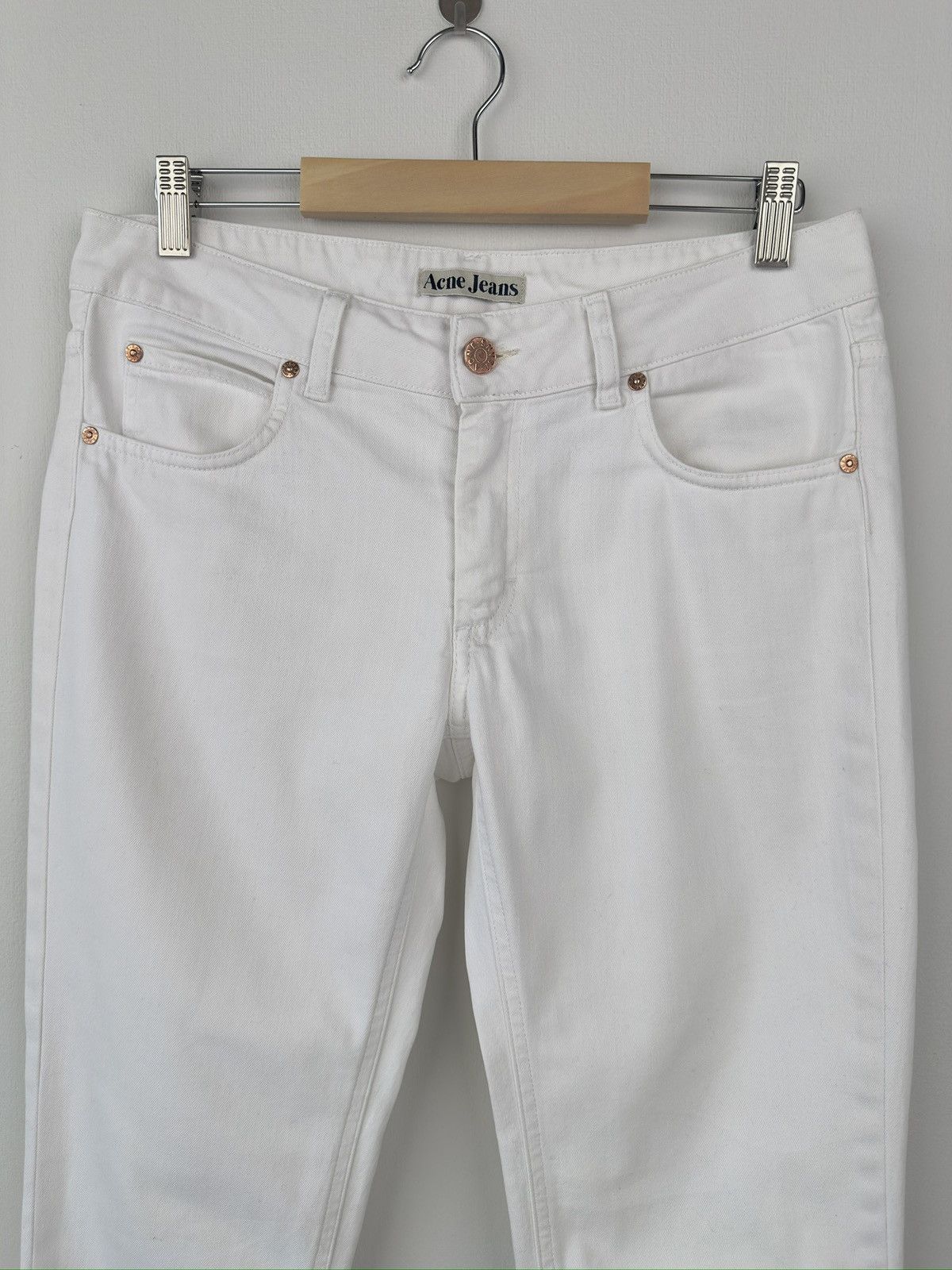 Acne Studios ACNE STUDIOS Hex White Denim Pants Jeans 30/34 Size US 30 / EU 46 - 3 Thumbnail