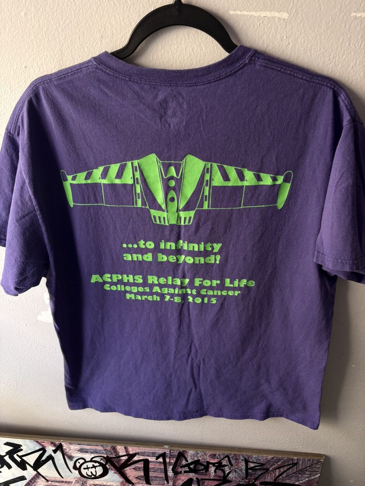 Gildan Let’s Kick Cancer” Toy Story Graphic Tee — — Adult Large Size US L / EU 52-54 / 3 - 6 Thumbnail