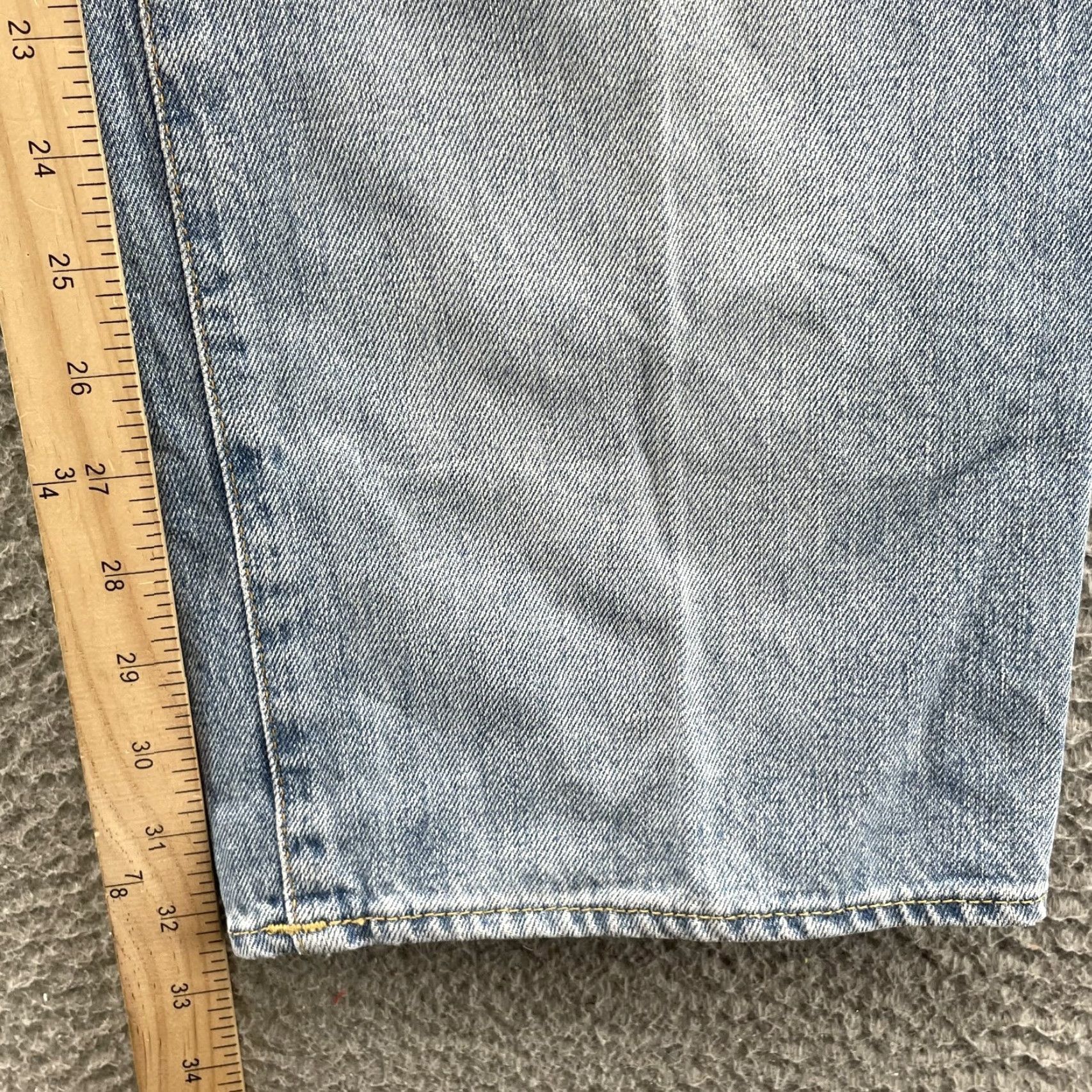 Polo Ralph Lauren VINTAGE Polo Ralph Lauren Jeans Co. Women's 12 34x32 Baggy 90s Y2K Streetwear Workwear Blue Denim Shirt Jeans Co. Polo Sayurday Mens Womens Girls Boys Size 34" / US 12 / IT 48 - 3 Thumbnail
