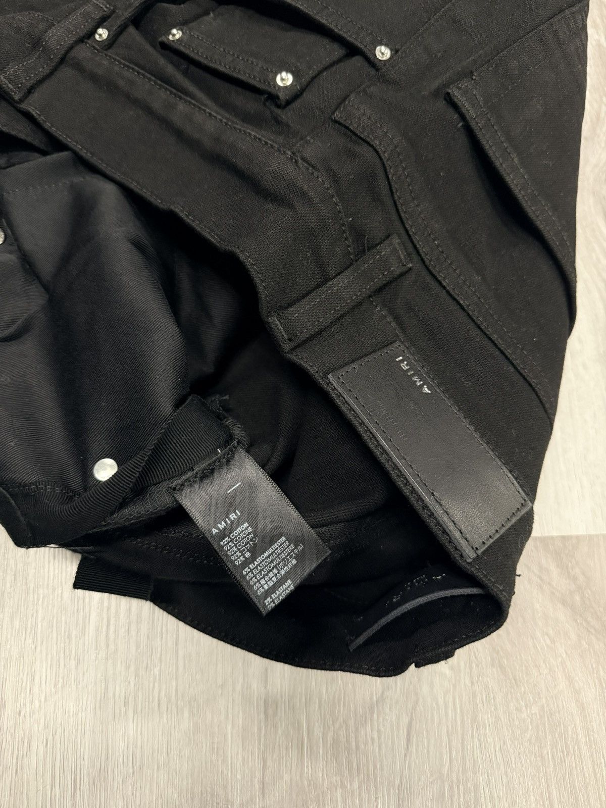 Amiri Amiri 29 Jet Black Size US 30 / EU 46 - 5 Thumbnail