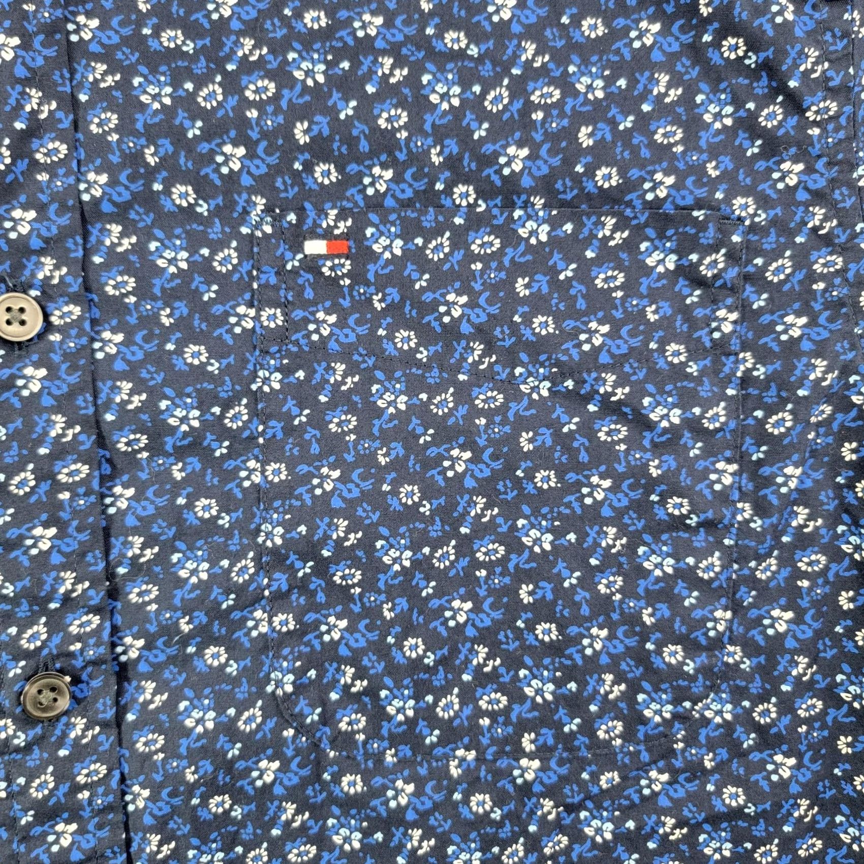 Tommy Hilfiger Tommy Hilfiger Shirt Mens M Blue Floral Long Sleeve Button Front Casual Size US M / EU 48-50 / 2 - 2 Thumbnail