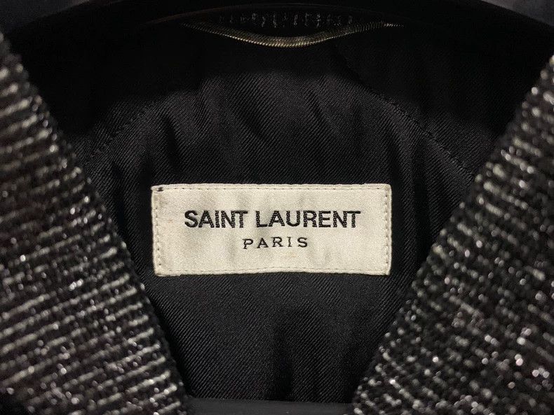 Saint Laurent Paris Saint Laurent SLP 17FW Black Bomber Jacket- Size US L / EU 52-54 / 3 - 3 Thumbnail