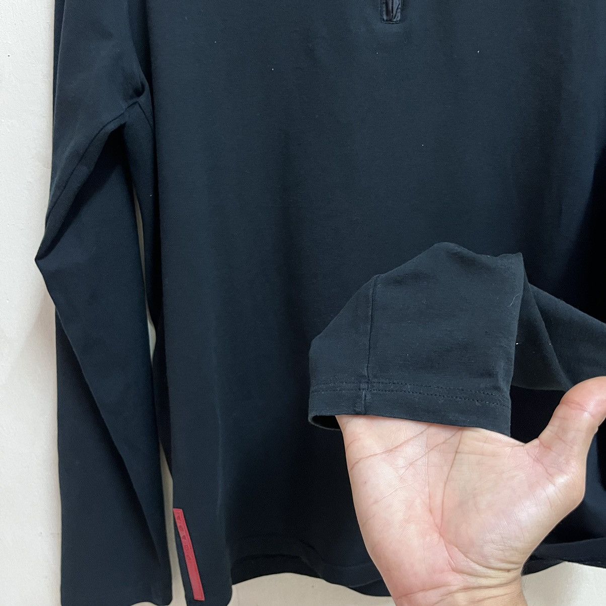 Prada Authentic Vintage Prada Milano Collar Long Sleeve Shirts Size US M / EU 48-50 / 2 - 9 Thumbnail