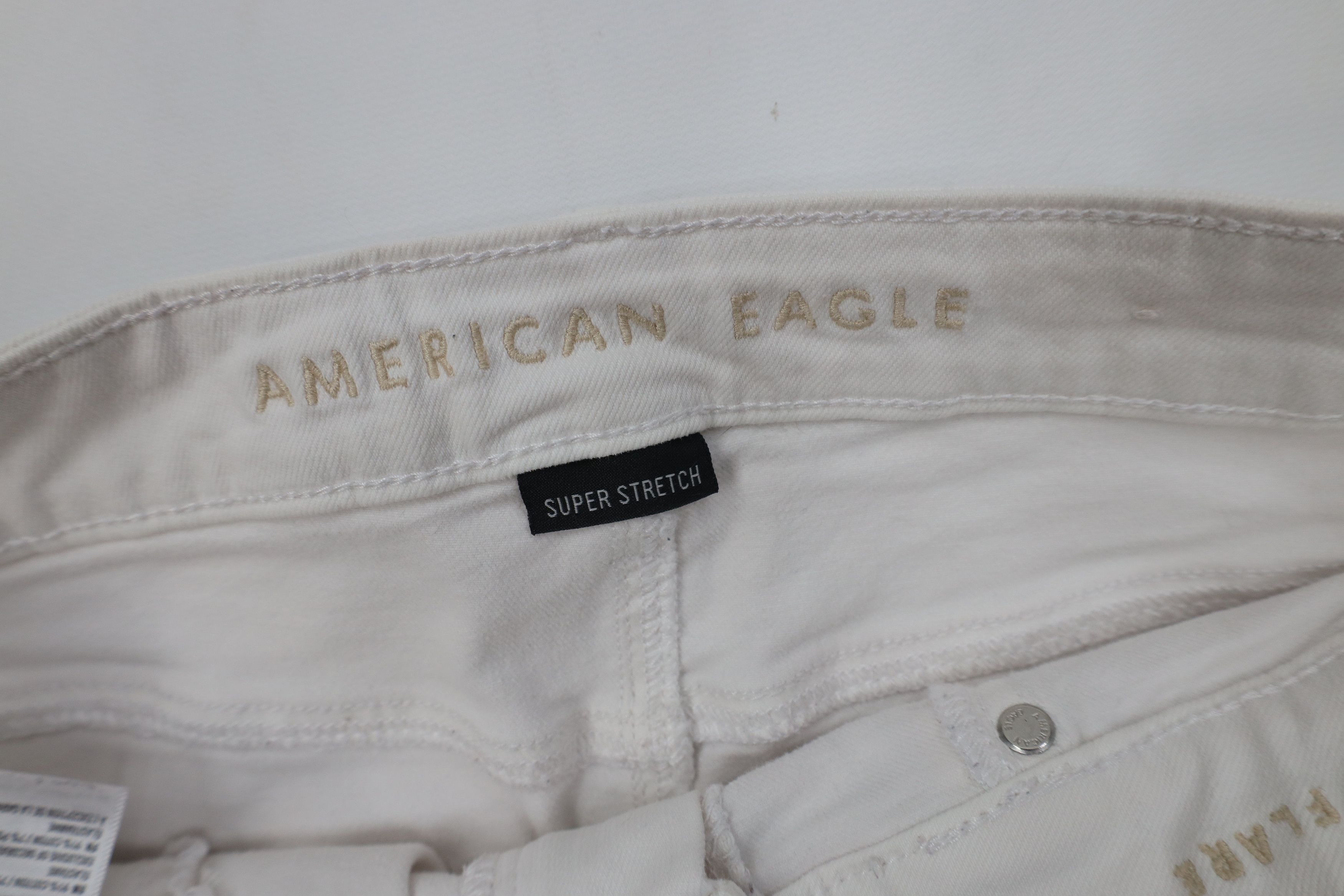 American Eagle Outfitters Vintage Y2K American Eagle Outfitters High Rise Flared Jeans Size 32" / US 10 / IT 46 - 8 Thumbnail