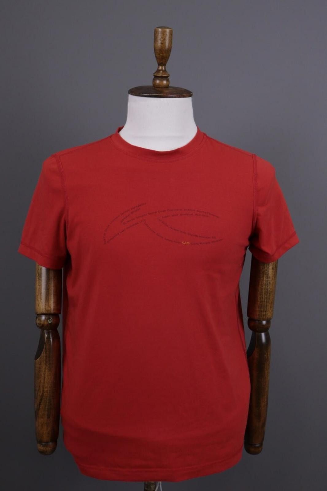 KJUS Men Kjus Red Uncopromising Big Logo T-Shirt Size 48 / M Size US M / EU 48-50 / 2 - 1 Thumbnail