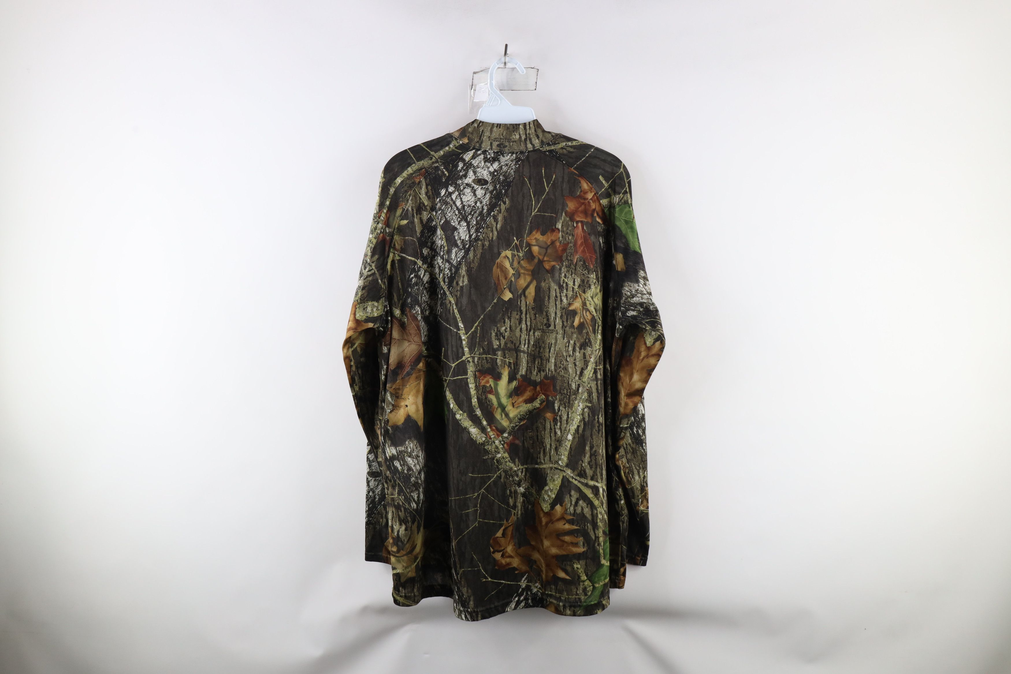 Vintage Vintage 90s Streetwear Mssy Mock Neck Long Sleeve T-Shirt Size US XL / EU 56 / 4 - 9 Thumbnail