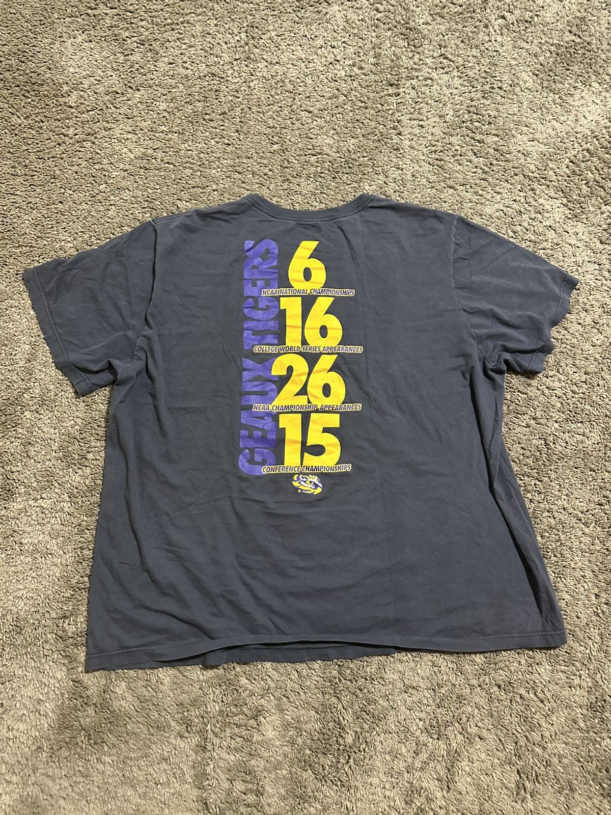 NCAA Vintage Nike NCAA LSU tigers “baseball” shirt 00s size 3XL Size US XXL / EU 58 / 5 - 6 Thumbnail