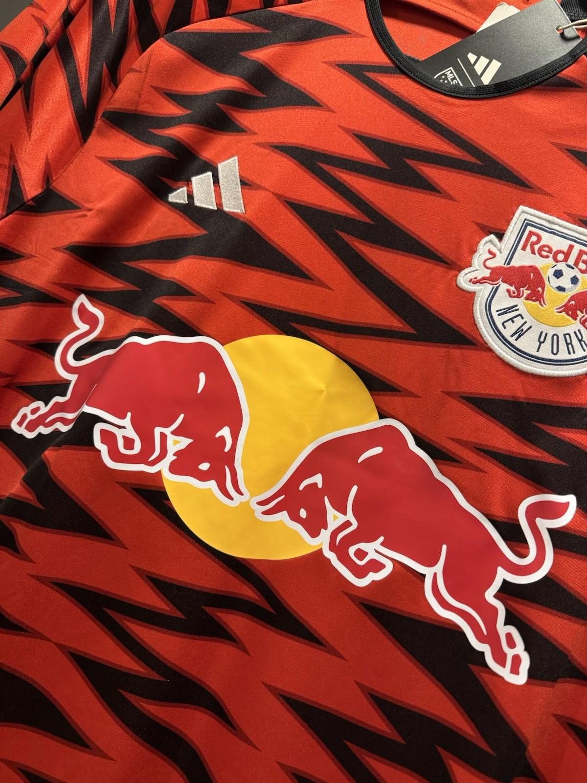 Adidas Adidas MLS New York Red Bulls Home Soccer Jersey Adult Size ONE SIZE - 2 Thumbnail