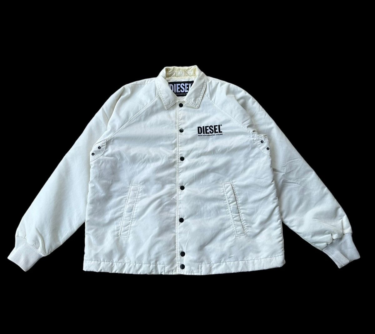 Diesel Diesel big logo coach jacket Size US L / EU 52-54 / 3 - 3 Thumbnail