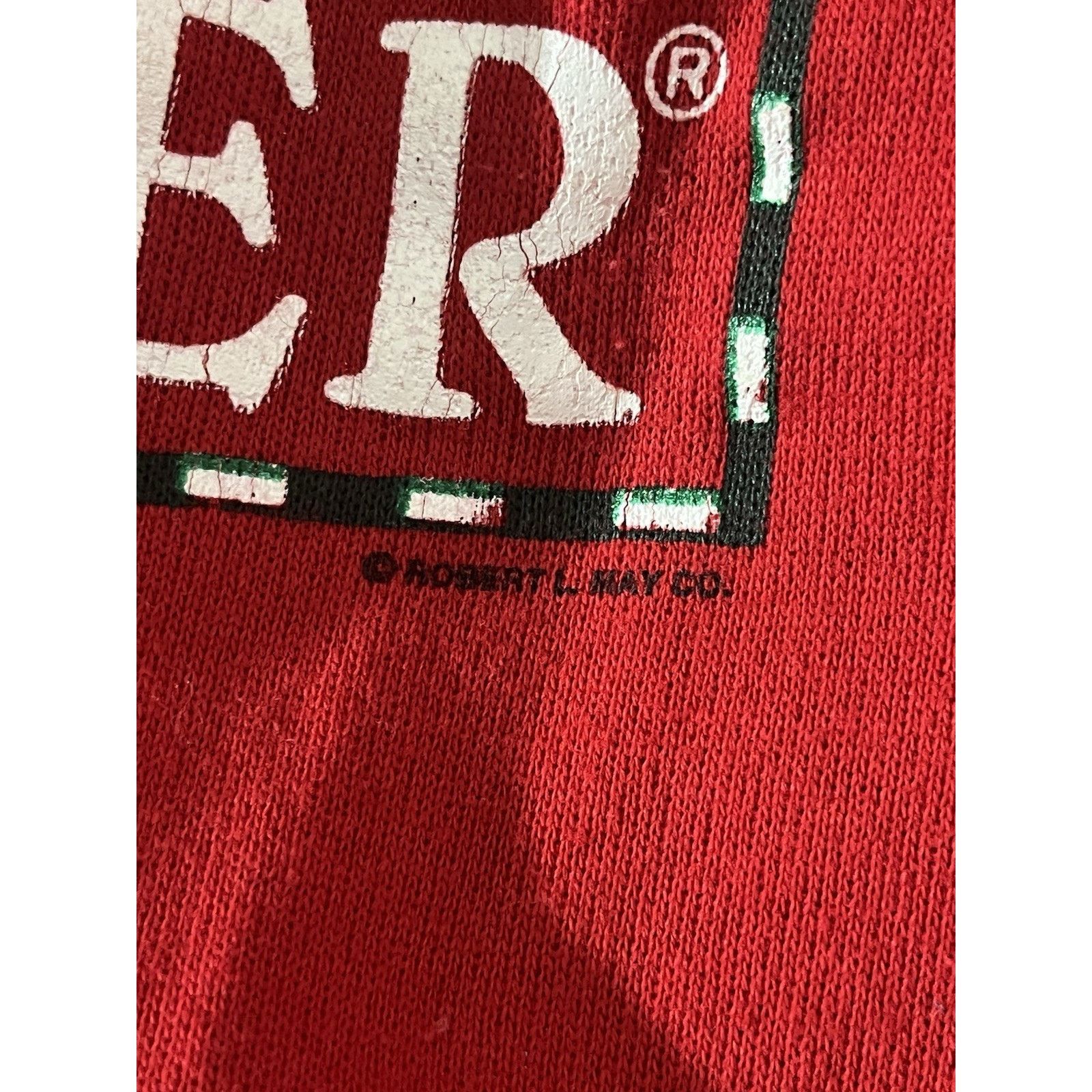 Tultex Vtg 90s Rudolph Red-Nosed Reindeer Christmas Sweatshirt Sz L Size US L / EU 52-54 / 3 - 2 Thumbnail