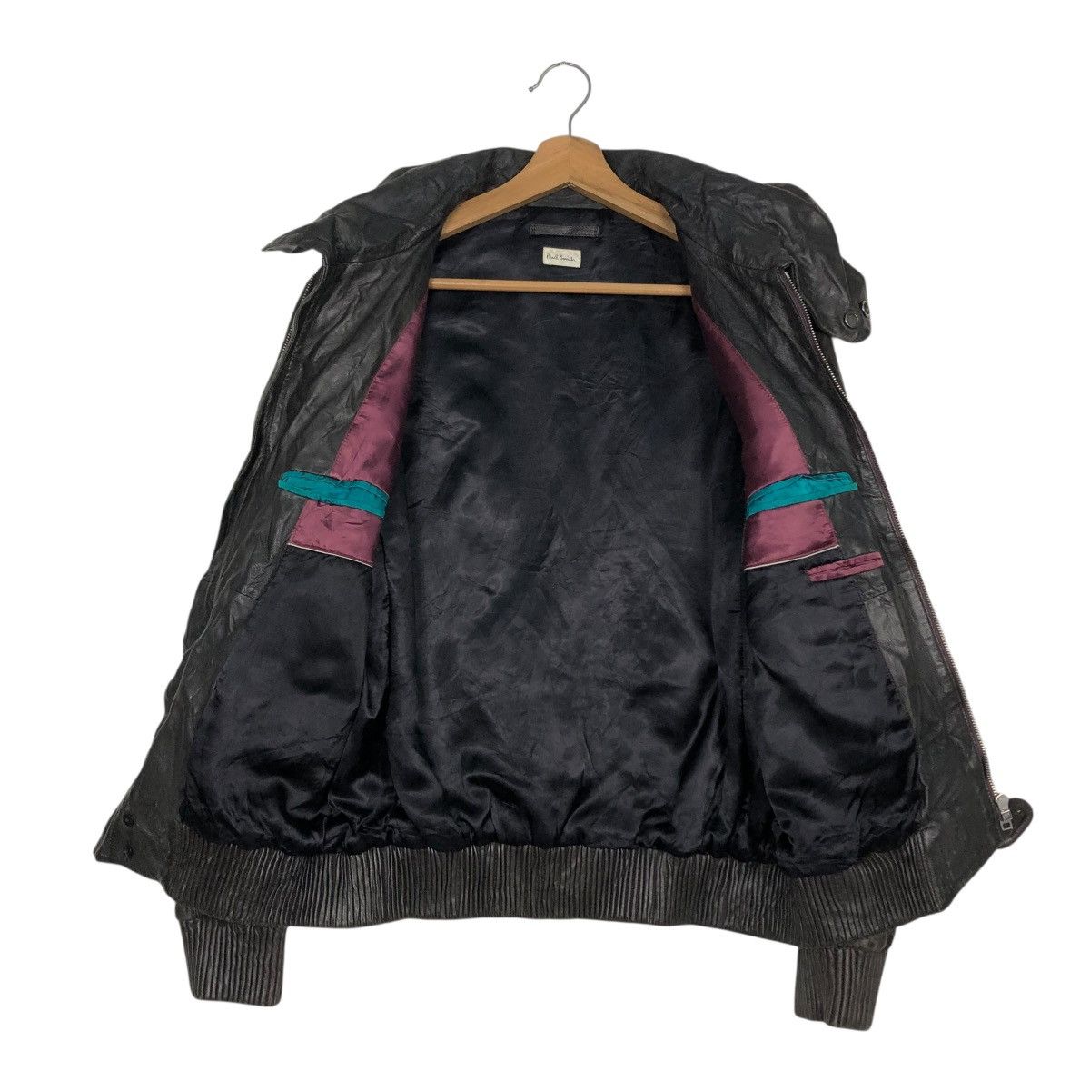Paul Smith 🔥VINTAGE SOFT LEATHER BIKER JACKET PAUL SMITH Size US M / EU 48-50 / 2 - 15 Thumbnail