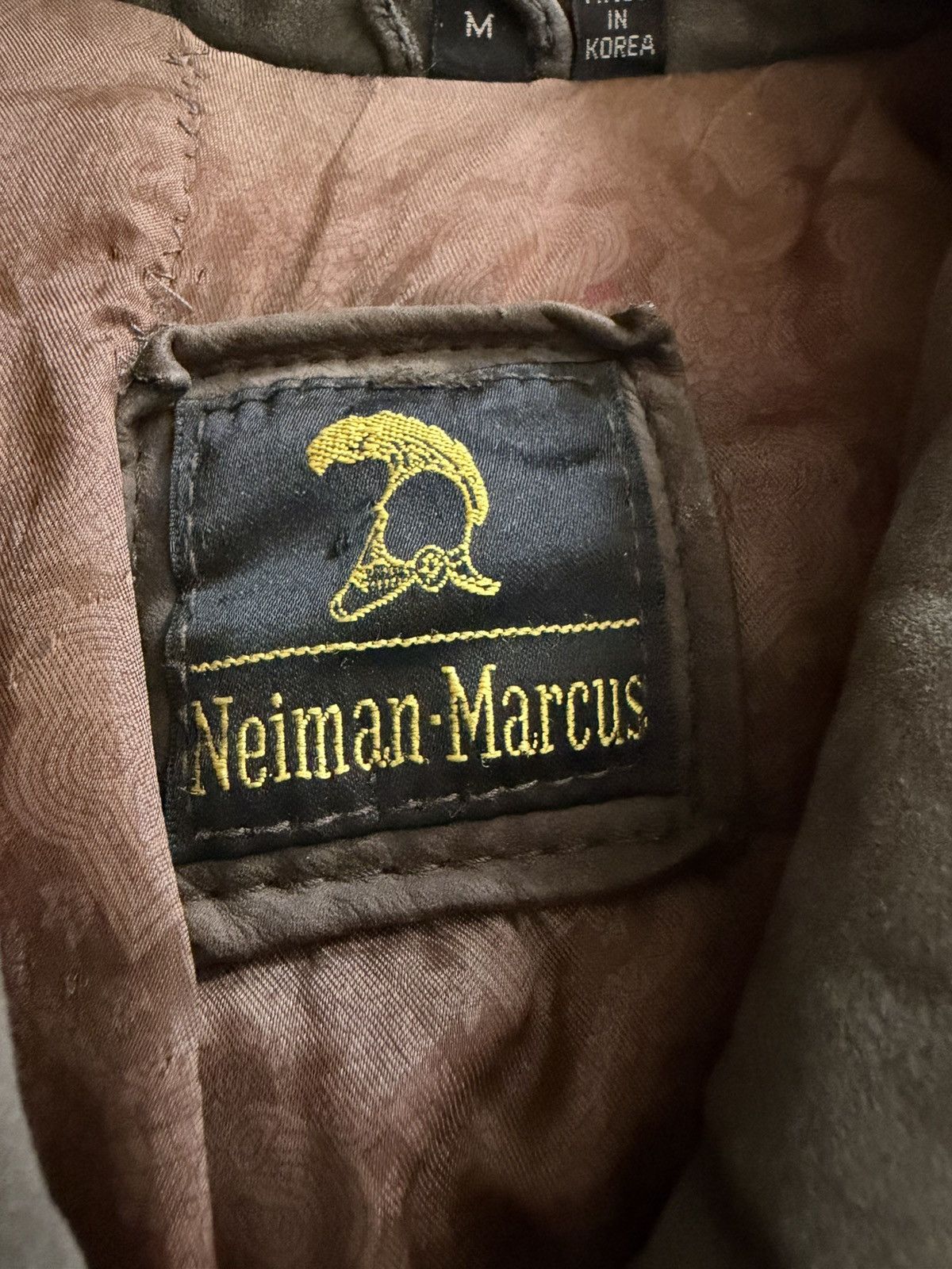 Neiman Marcus Neiman marcus green suede leather bomber jacket Size US M / EU 48-50 / 2 - 4 Thumbnail