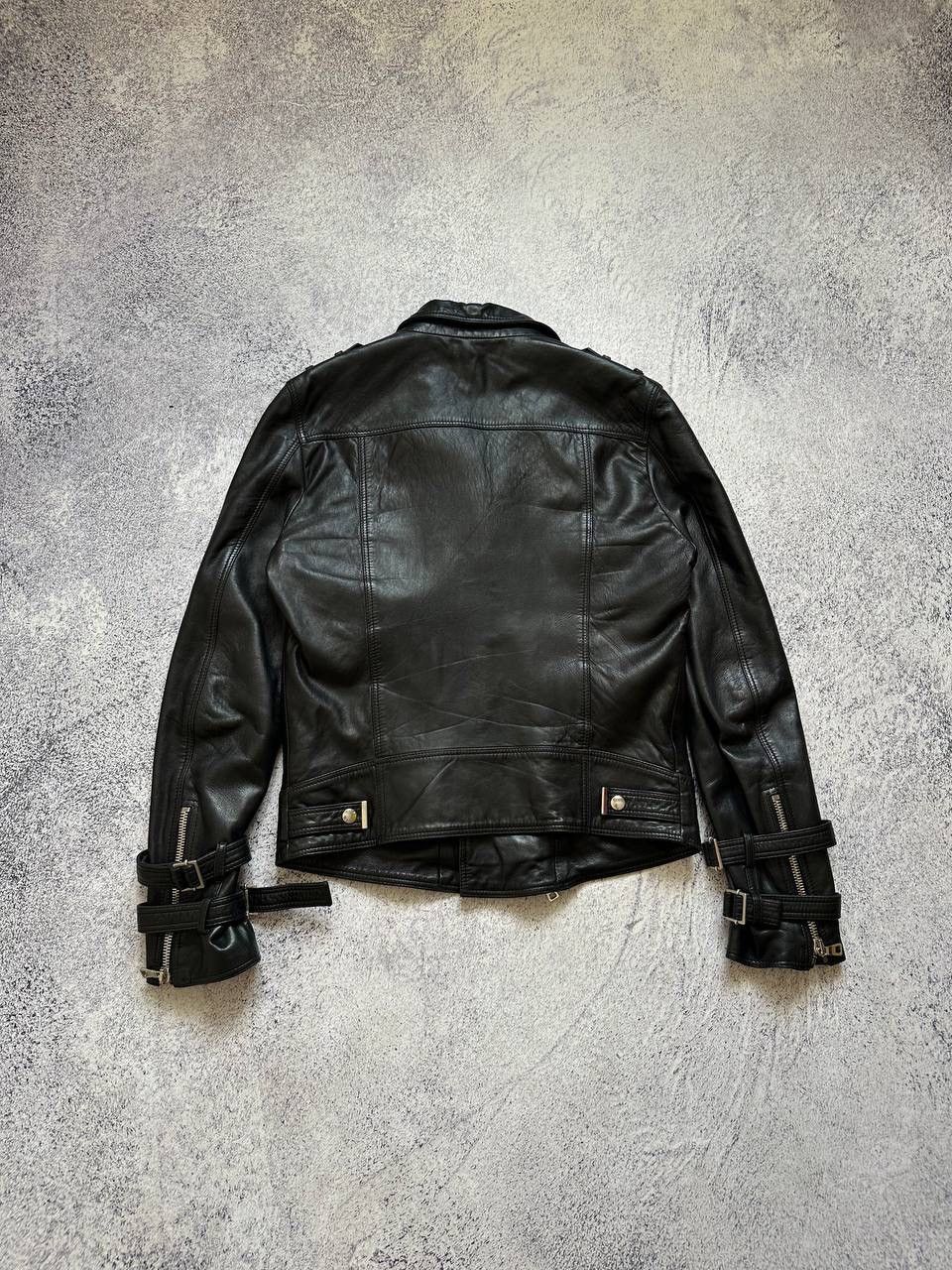 Balmain Balmain Men’s Leather Jacket With Straps Size 48 Size US M / EU 48-50 / 2 - 8 Thumbnail