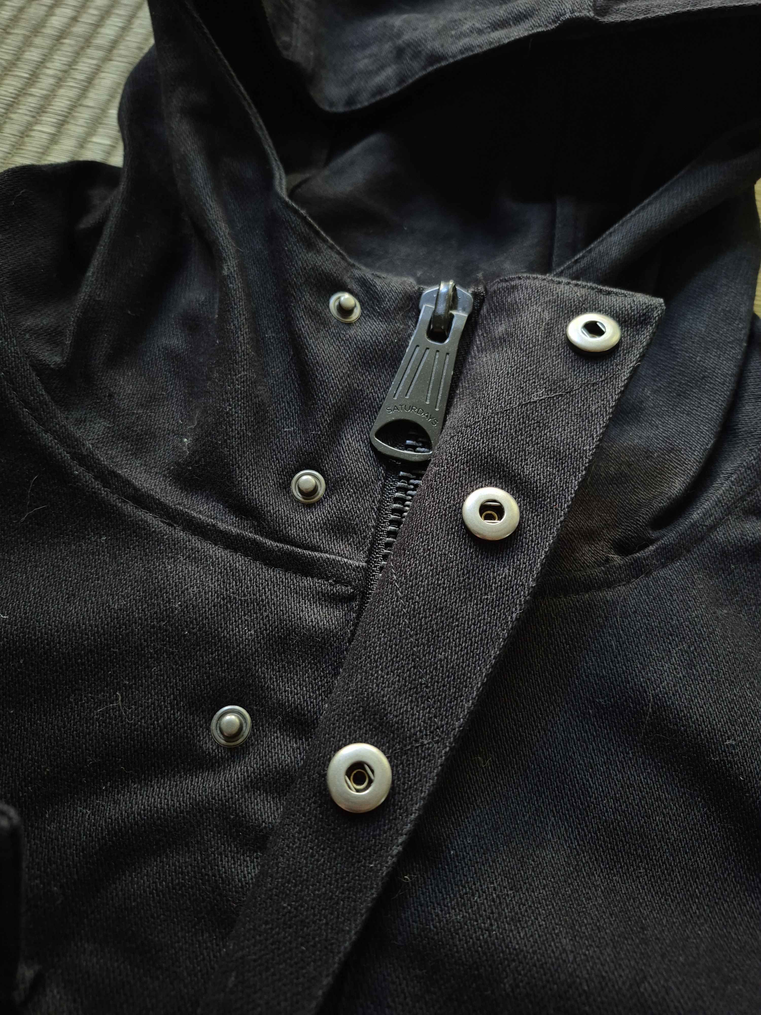 Saturdays NYC Saturdays NYC Black Hooded Lined Field Jacket Size US M / EU 48-50 / 2 - 3 Thumbnail